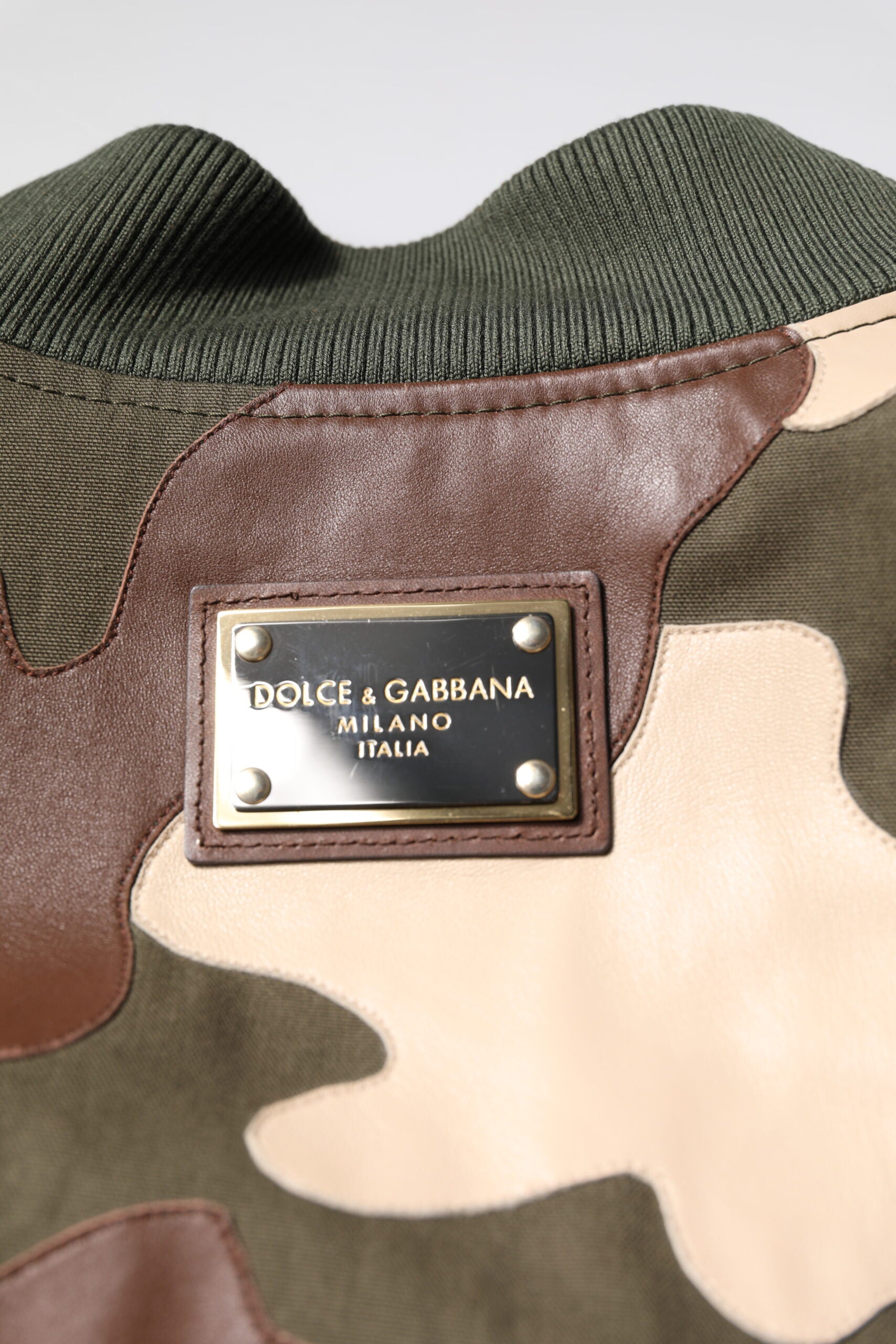 Dolce & Gabbana Multicolored Cotton Zip-Up Bomber Jacket-5
