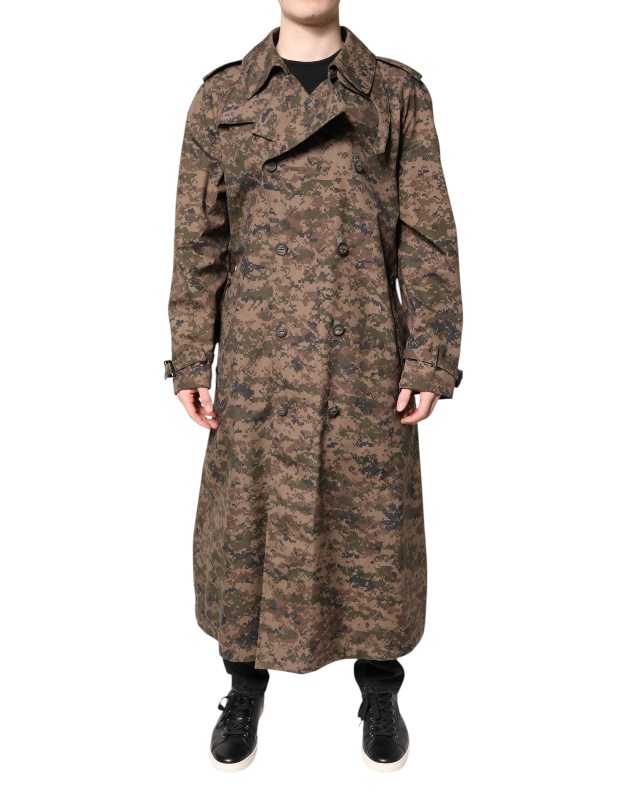Chaqueta cruzada de camuflaje multicolor de Dolce & Gabbana-2