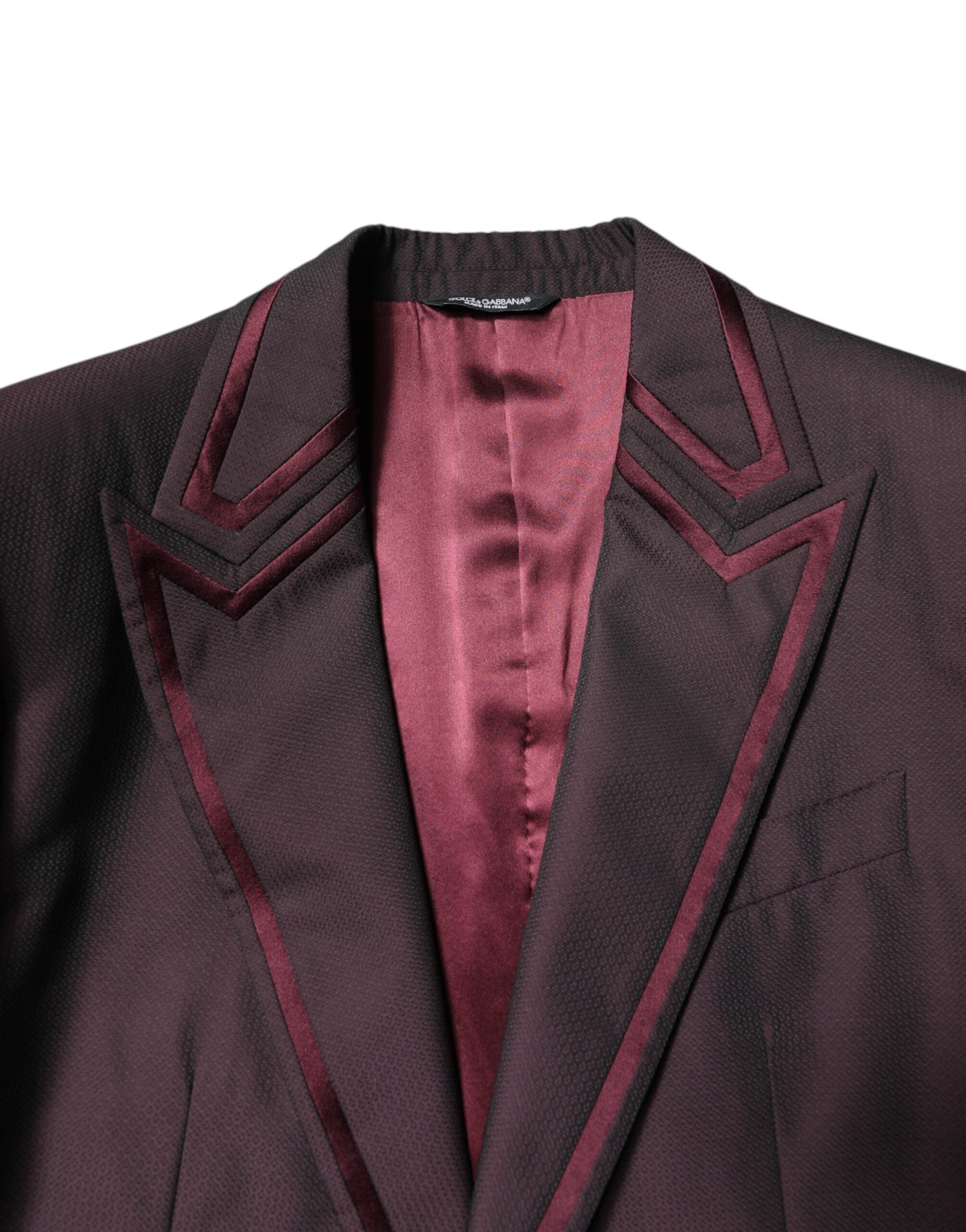 Dolce & Gabbana Chestnut Brown Single-Breasted Formal 2-Piece Suit-5