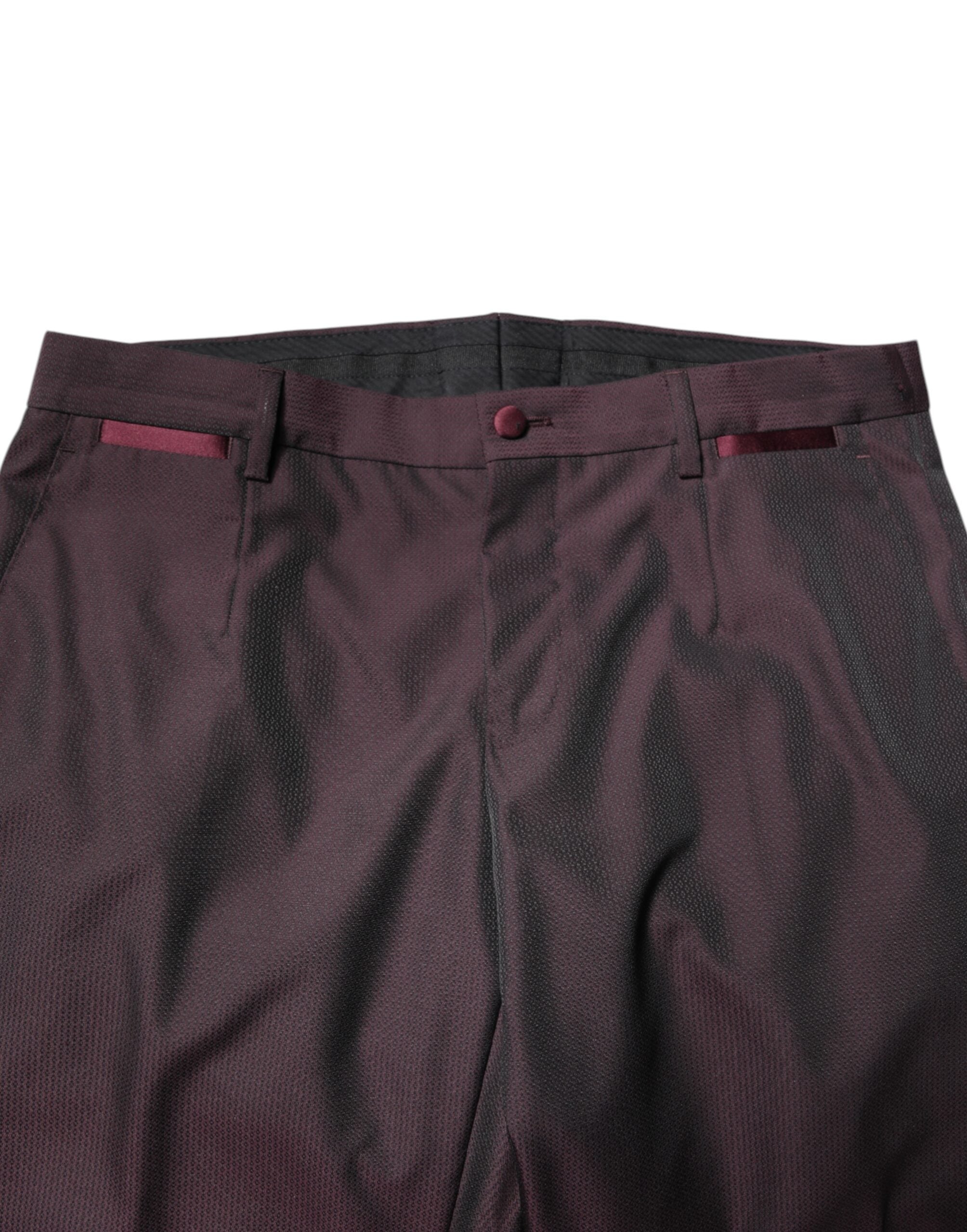 Dolce & Gabbana Chestnut Brown Single-Breasted Formal 2-Piece Suit-6