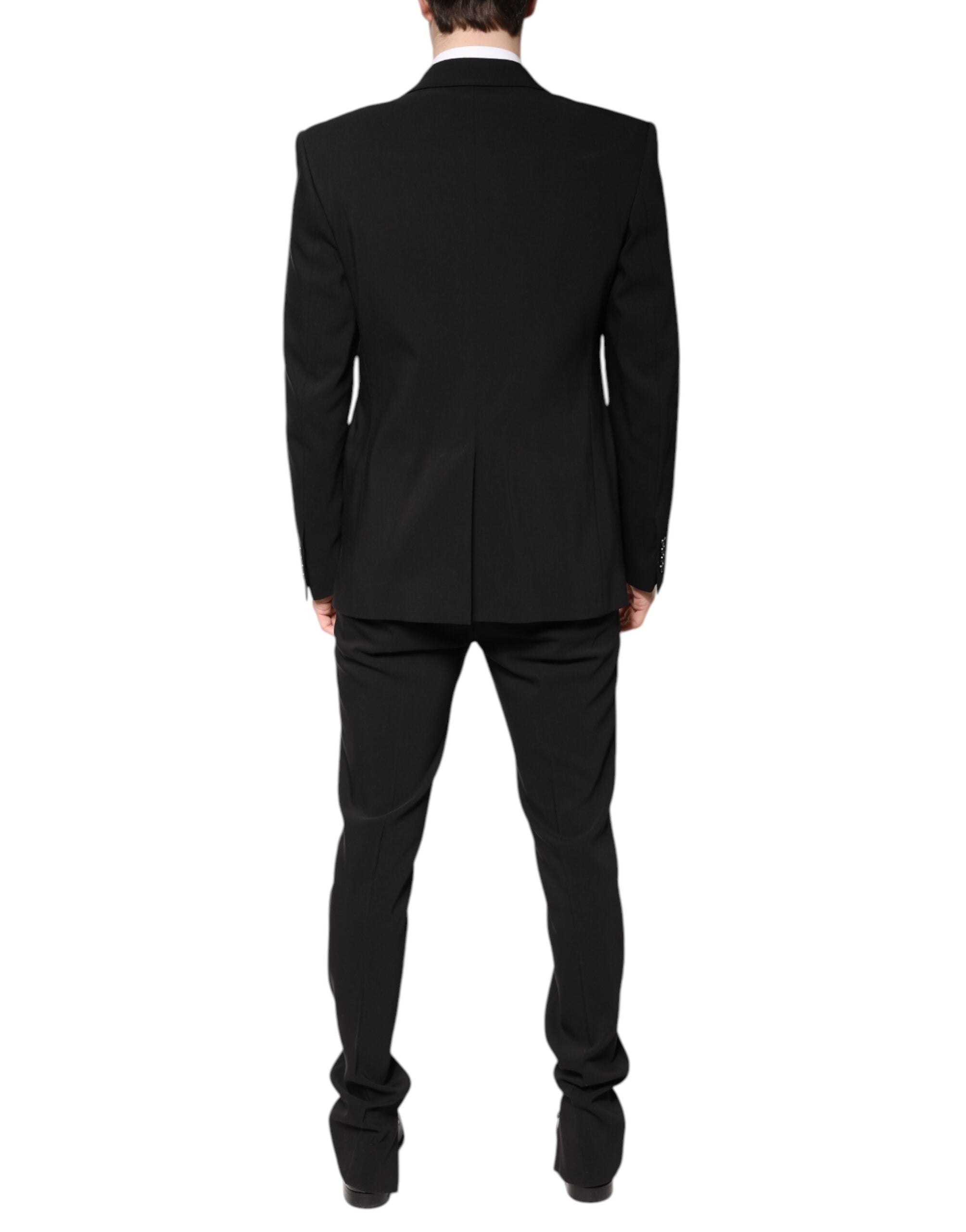 Dolce & Gabbana Multicolor Polyester Jacquard 2 Stück Anzug-4