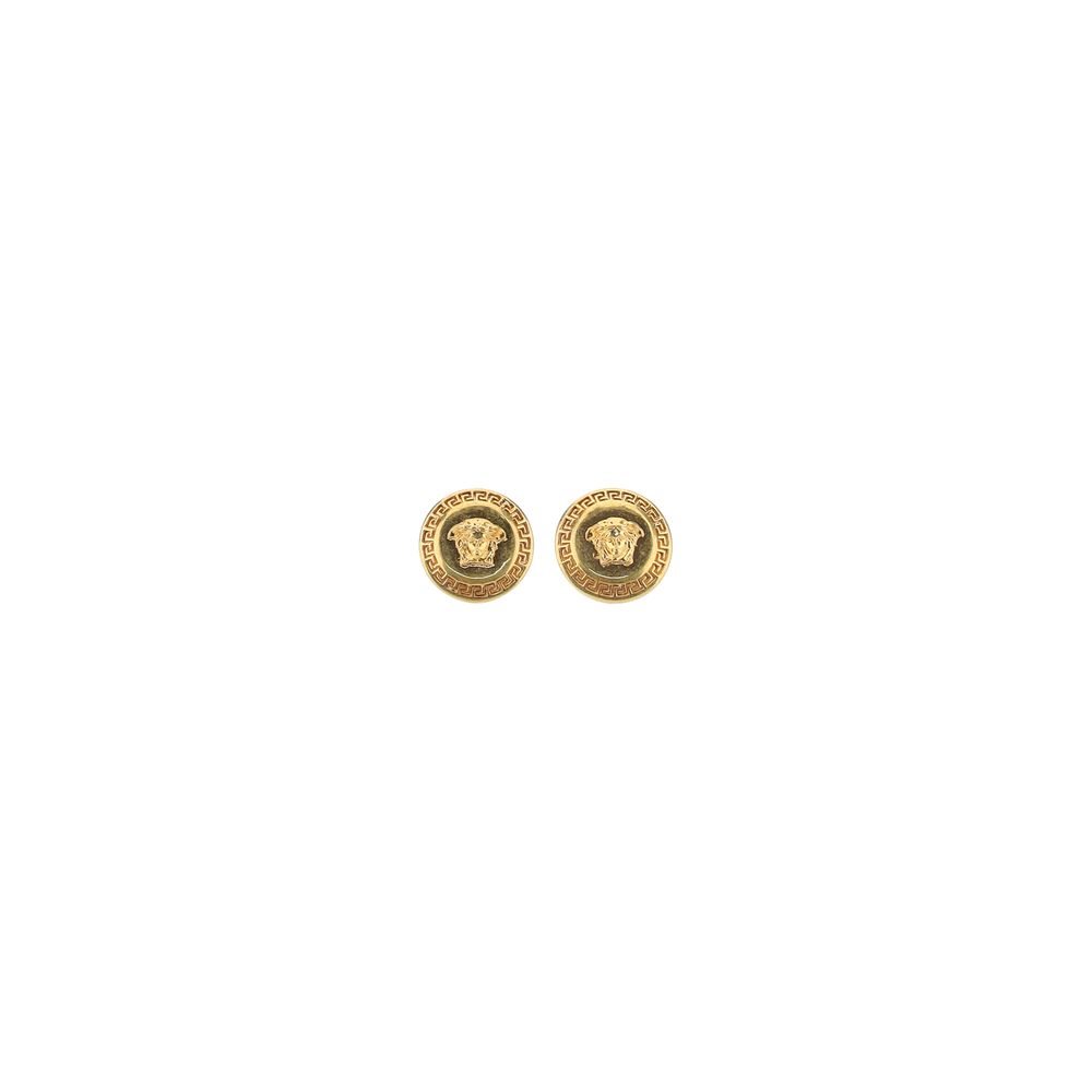 Versace earrings in black metal