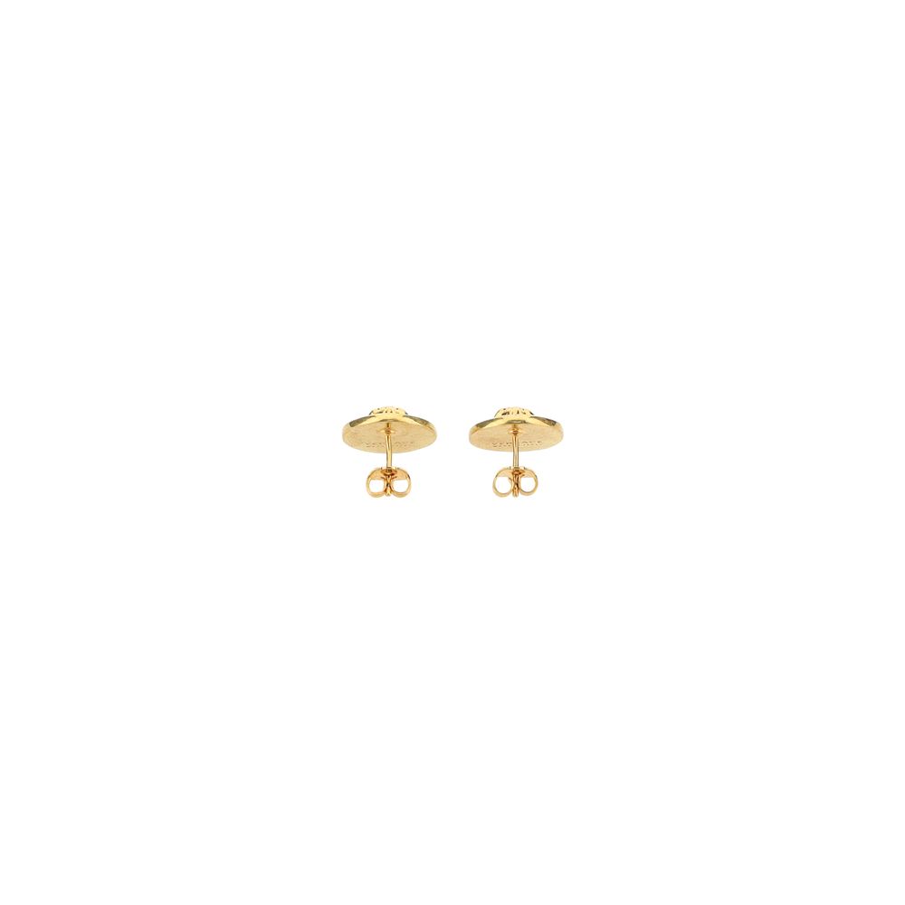 Versace earrings in black metal-2