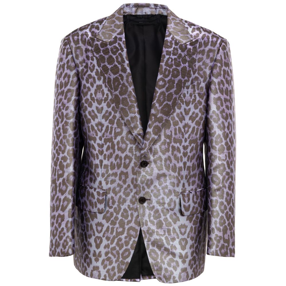 Tom Ford Purple Viscose Blazer-1