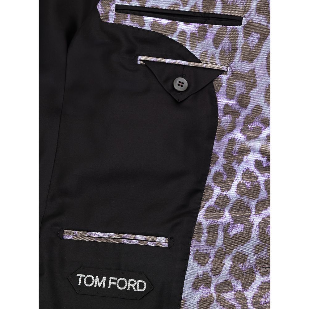 Tom Ford Purple Viscose Blazer-3