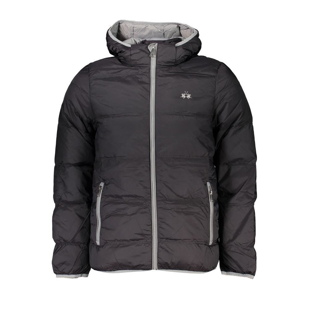 La Martina Black Polyamide Men's Jacket