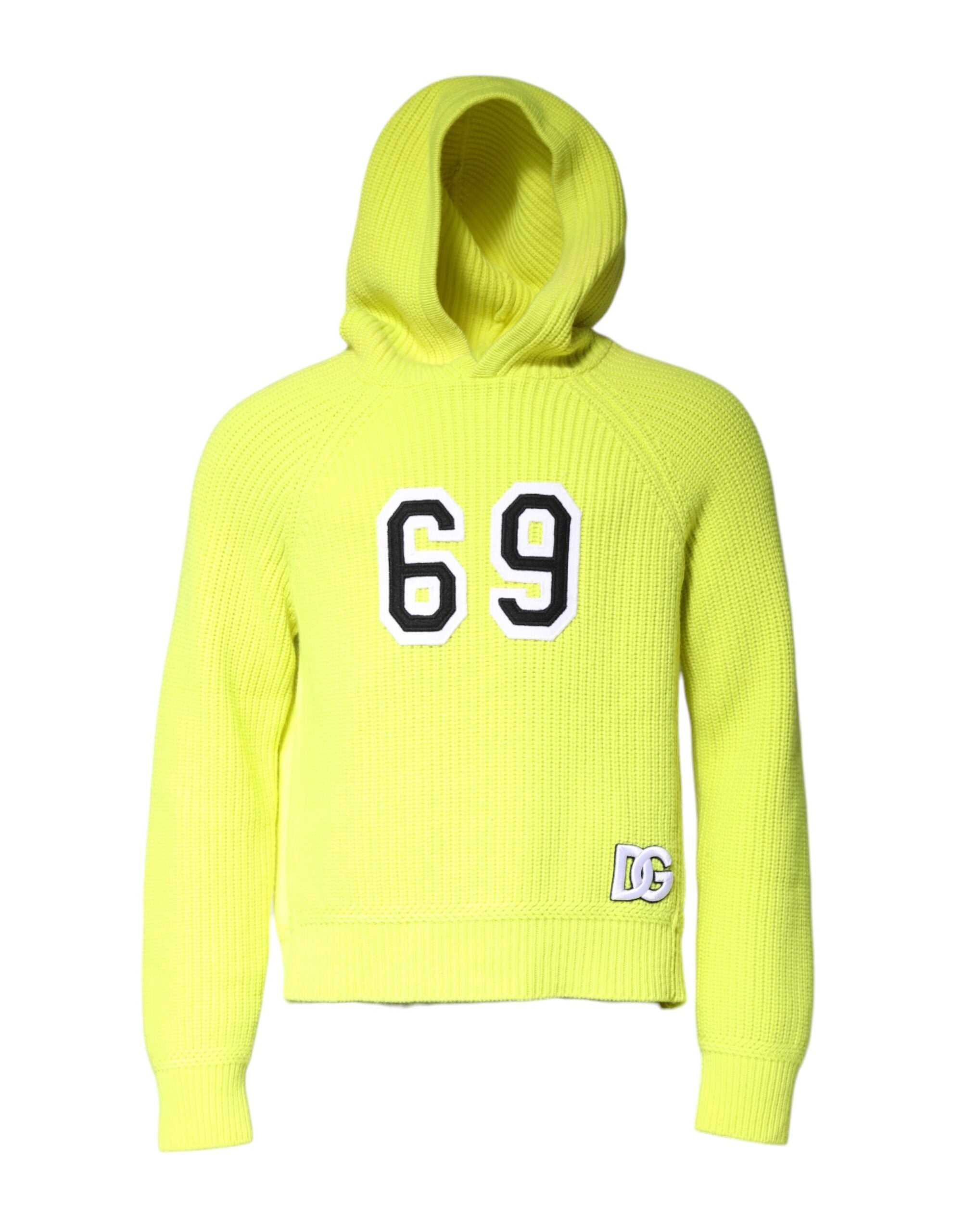 Dolce & Gabbana Grün 69 Knit Hooded Herren Pullover Pullover-2