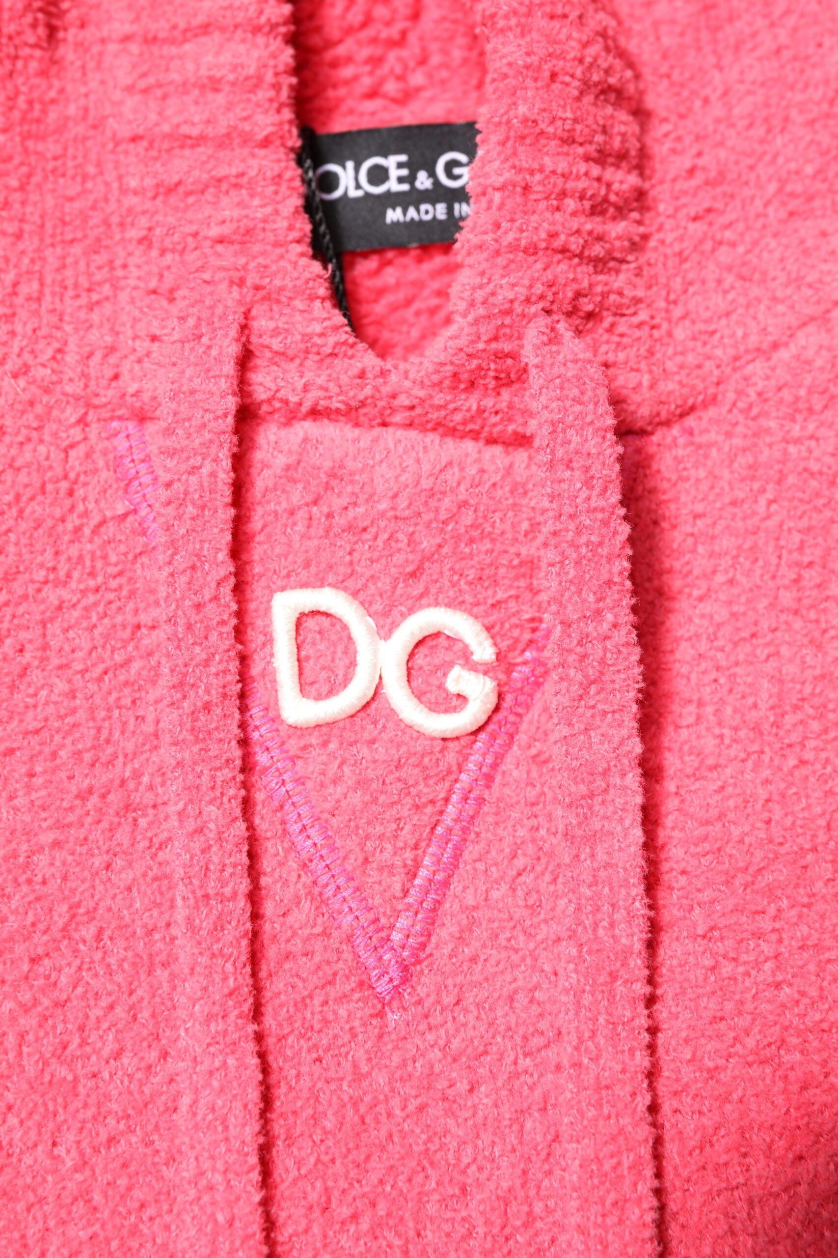 Dolce & Gabbana Roter Baumwollstrick-Pullover mit Kapuze für Männer-6