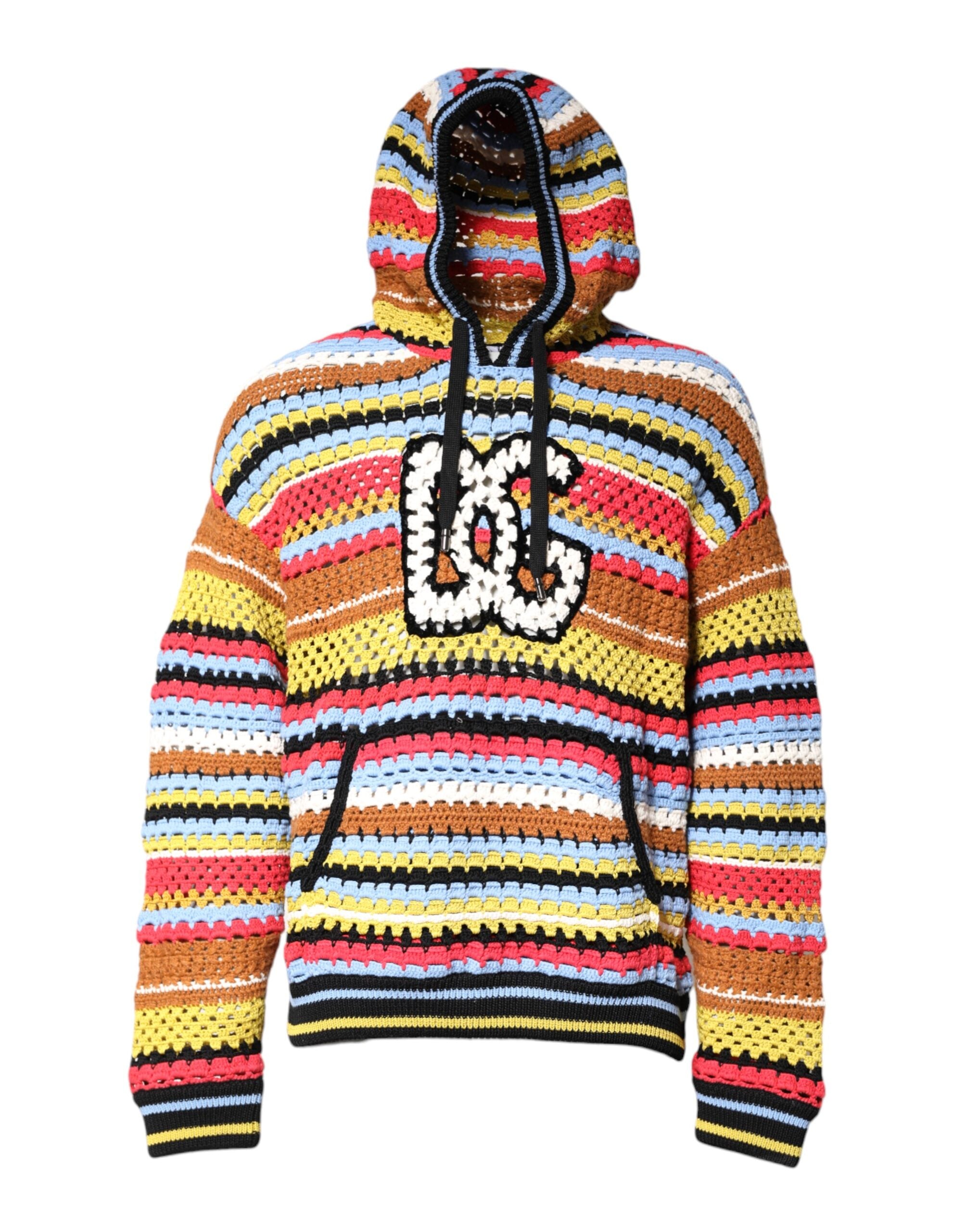 Dolce & Gabbana Multicolor Cotton Hoodie-1