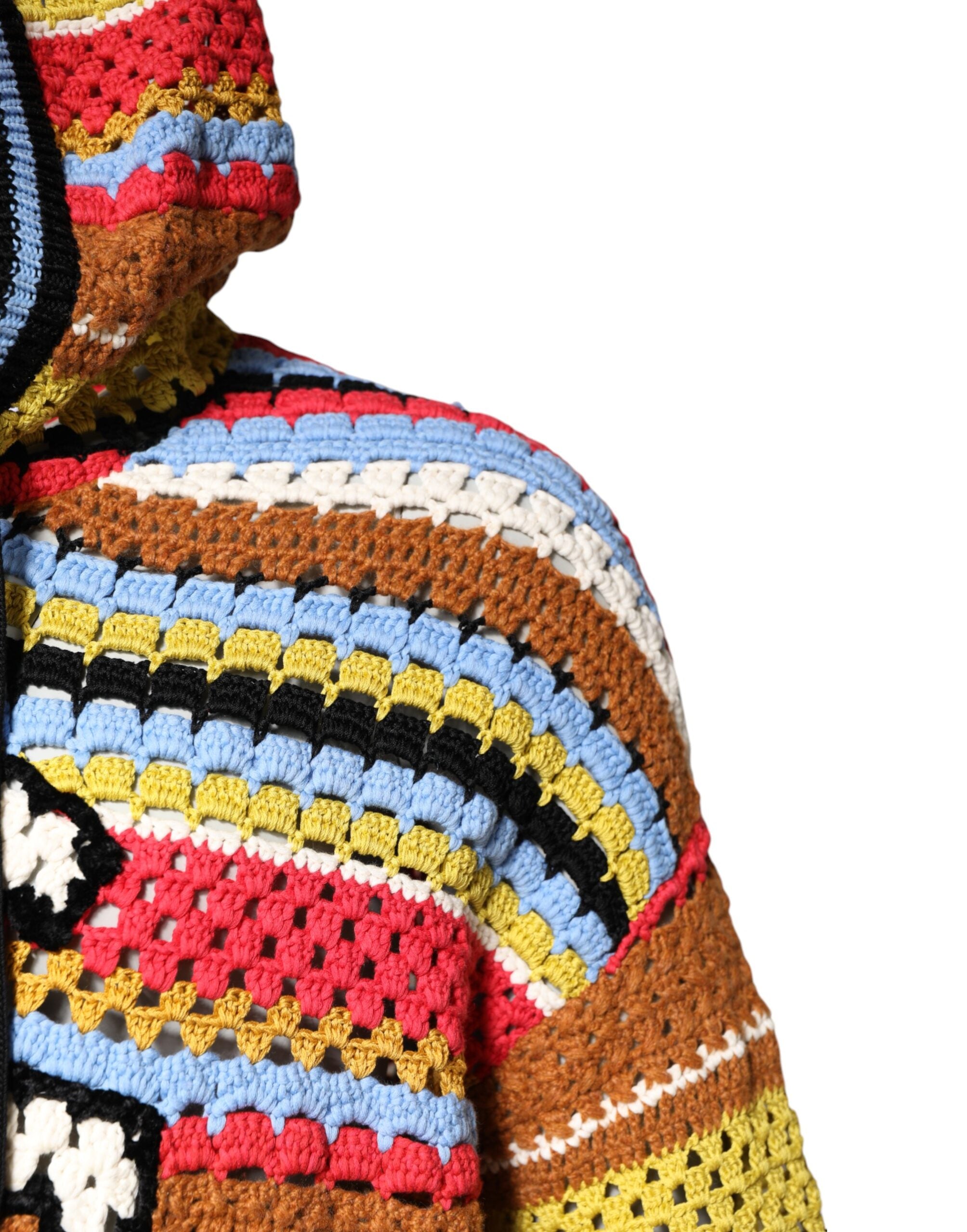 Dolce & Gabbana Multicolor Cotton Hoodie-3