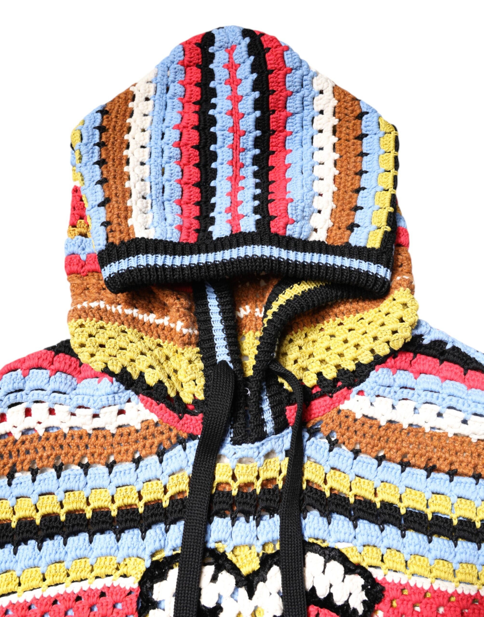 Dolce & Gabbana Multicolor Cotton Hoodie-5