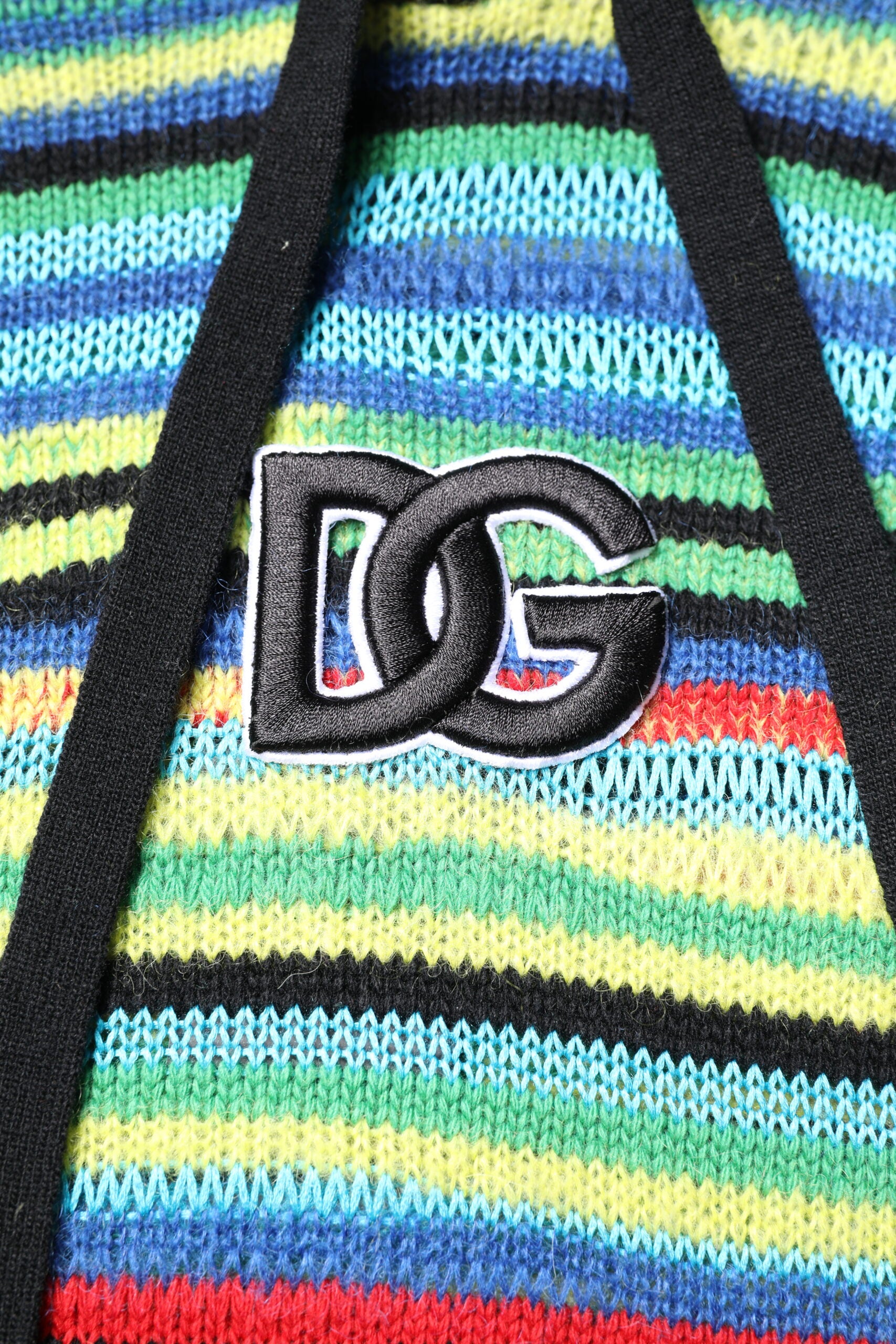 Dolce & Gabbana Multicolor Pullover mit Kapuze aus Baumwolle-6