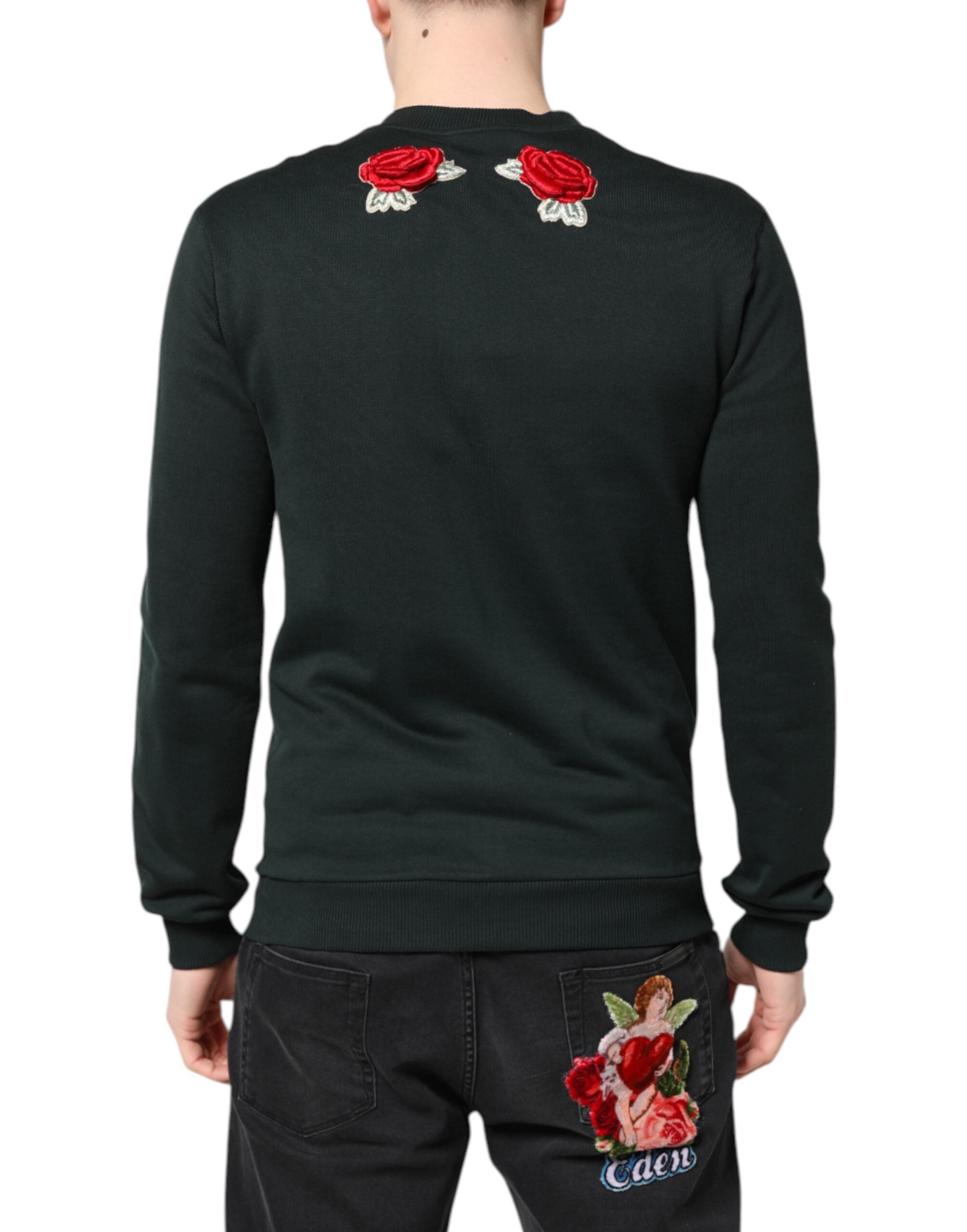 Dolce & Gabbana black sweater with sequin embellishment-4