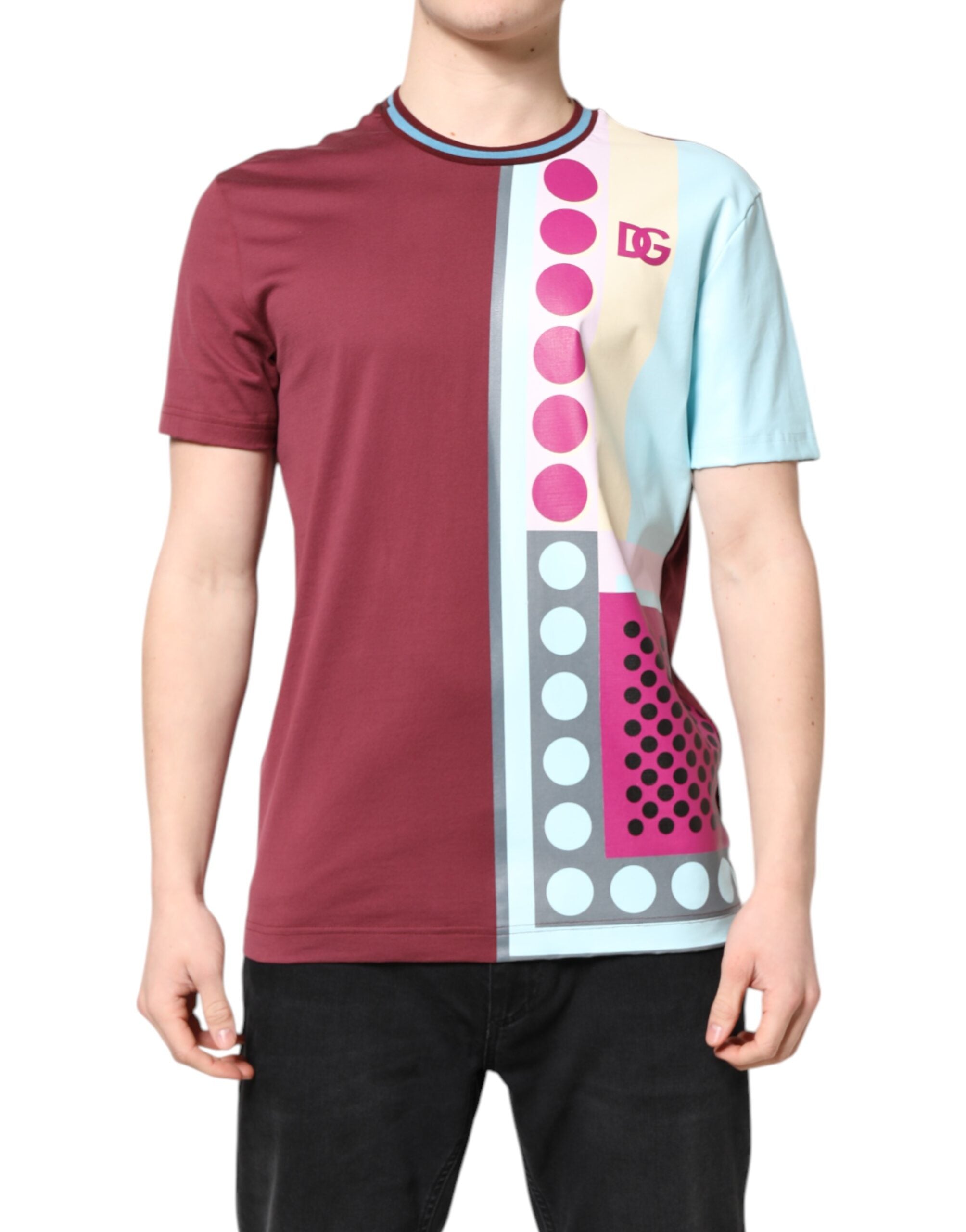 Dolce & Gabbana multi-colored printed logo short-sleeved T-shirt-2