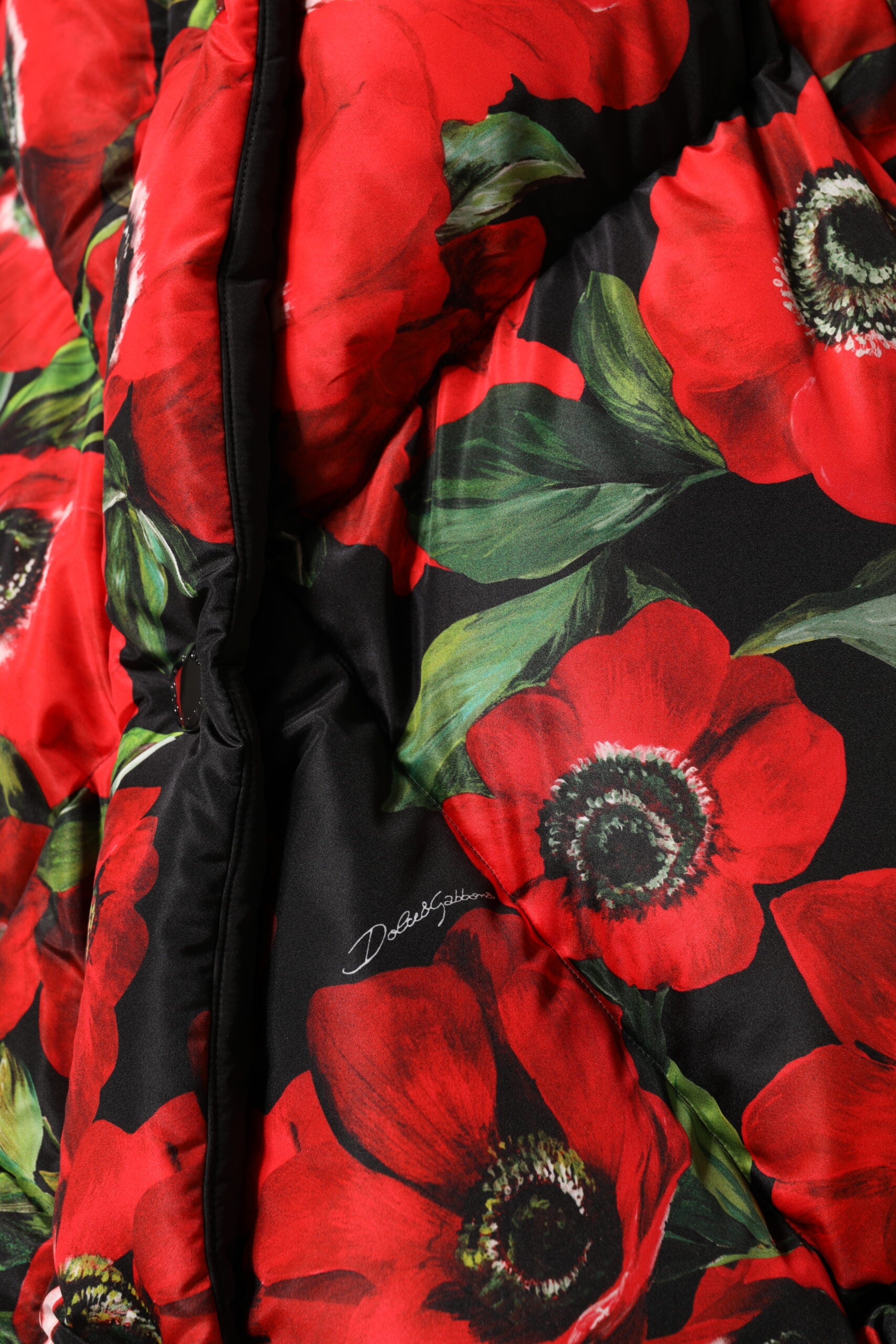 Dolce & Gabbana lined jacket with multicolored floral pattern and zipper-6