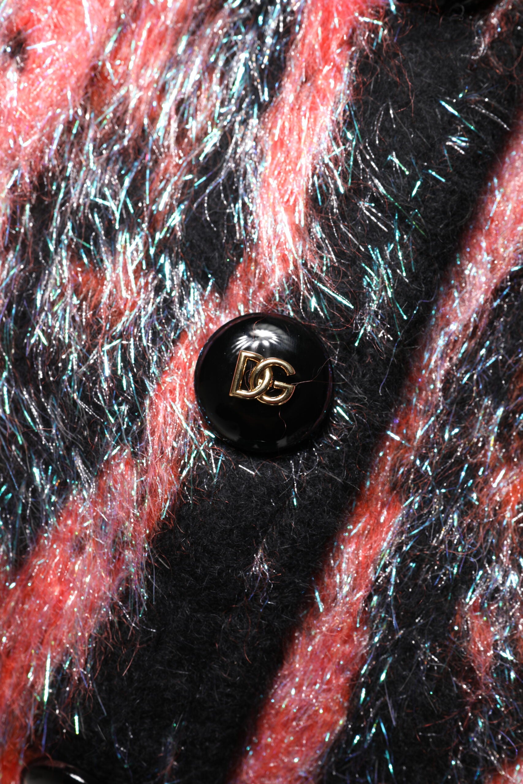 Dolce & Gabbana Red Mohair Wool Cardigan with Button Placket-8