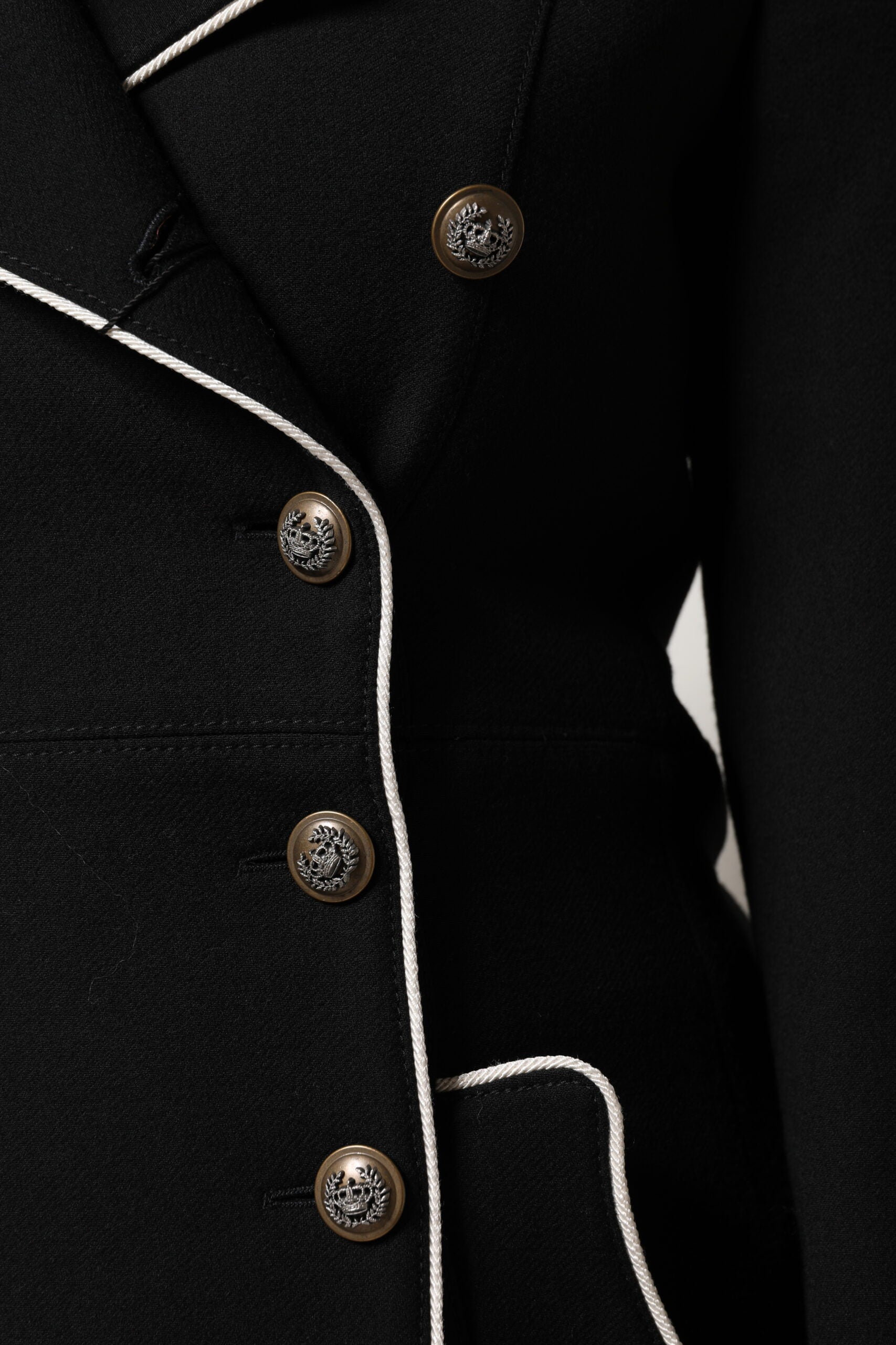 Dolce & Gabbana Black double-breasted wool blazer-7