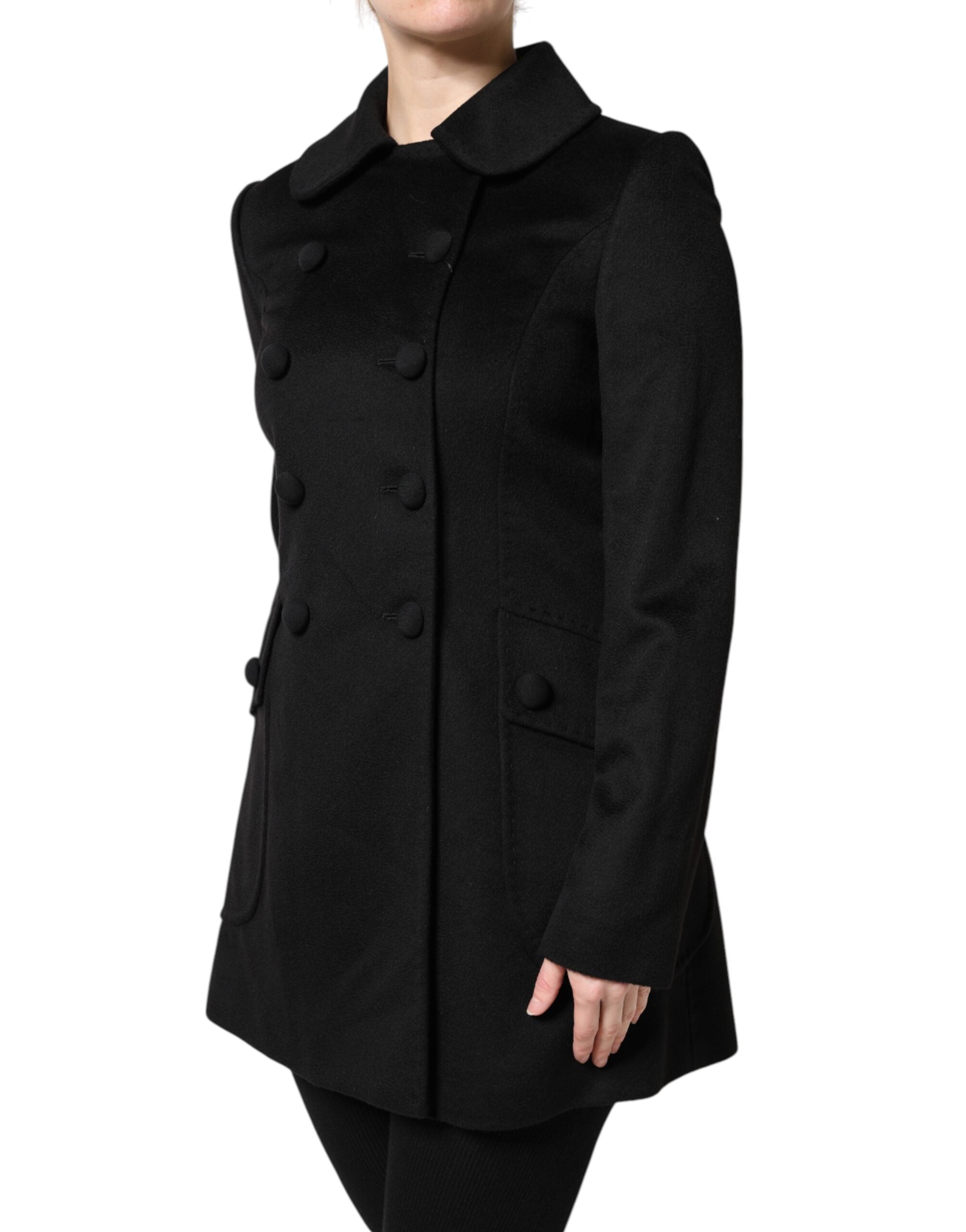 Dolce & Gabbana Chaqueta tipo blazer de lana negra Sartoria Italiano-3
