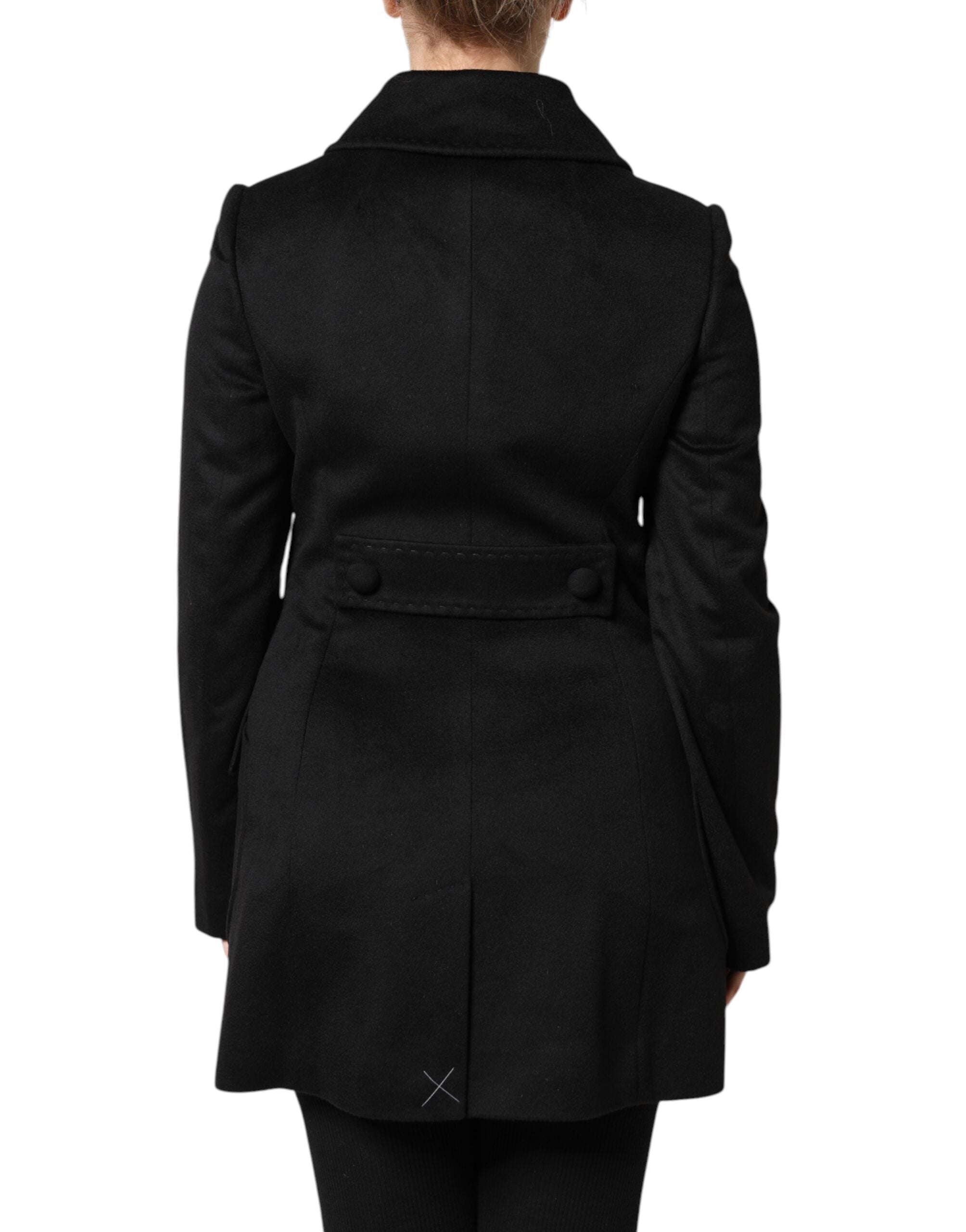 Dolce & Gabbana Chaqueta tipo blazer de lana negra Sartoria Italiano-4