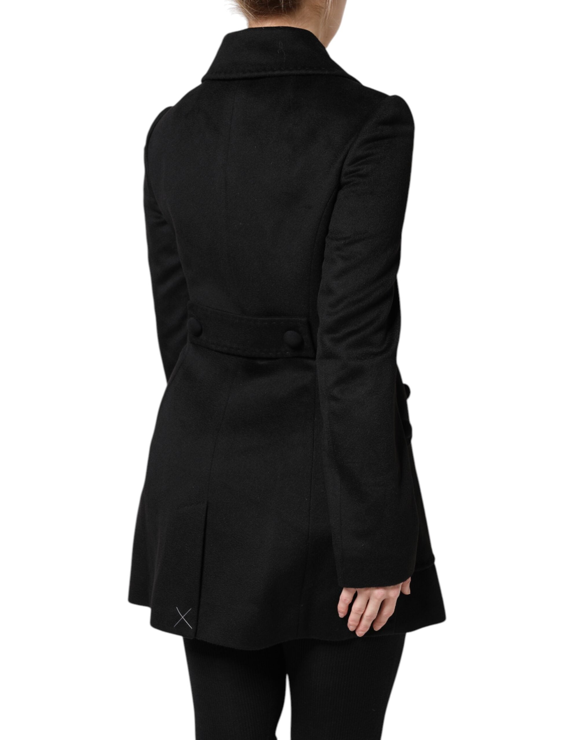 Dolce & Gabbana Chaqueta tipo blazer de lana negra Sartoria Italiano-5