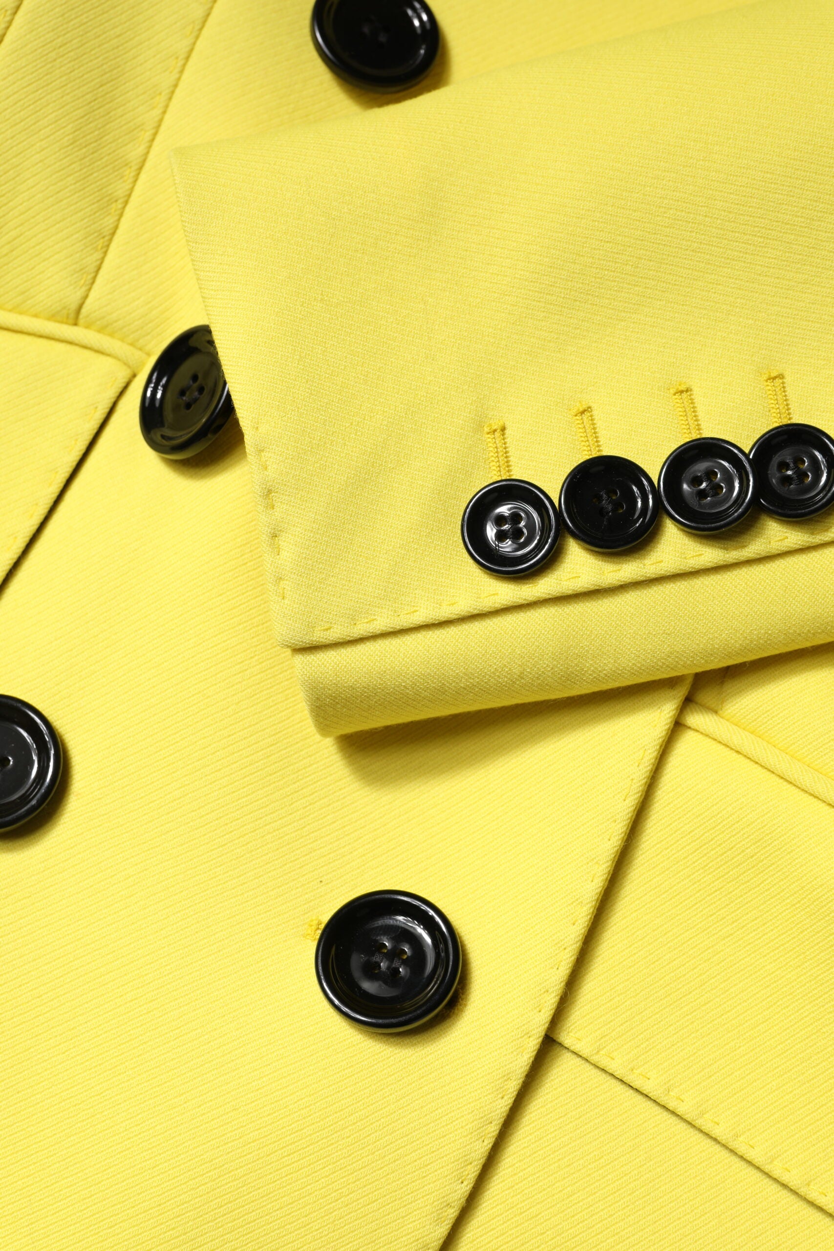Dolce & Gabbana Yellow Double-Breasted Trench Coat Jacket-8