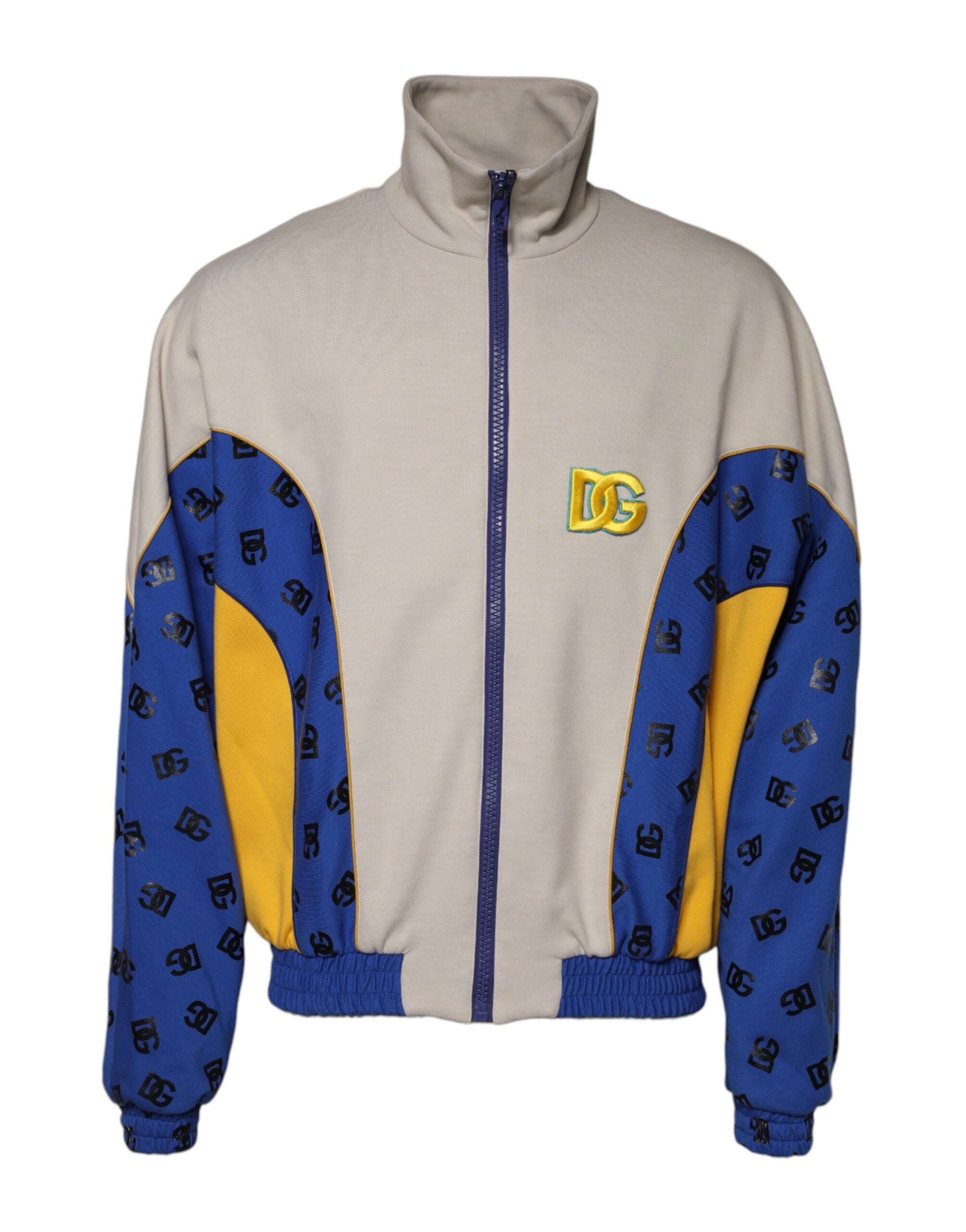 Dolce & Gabbana Multicolor Polyester Bomber Jacket with Full Zip-2