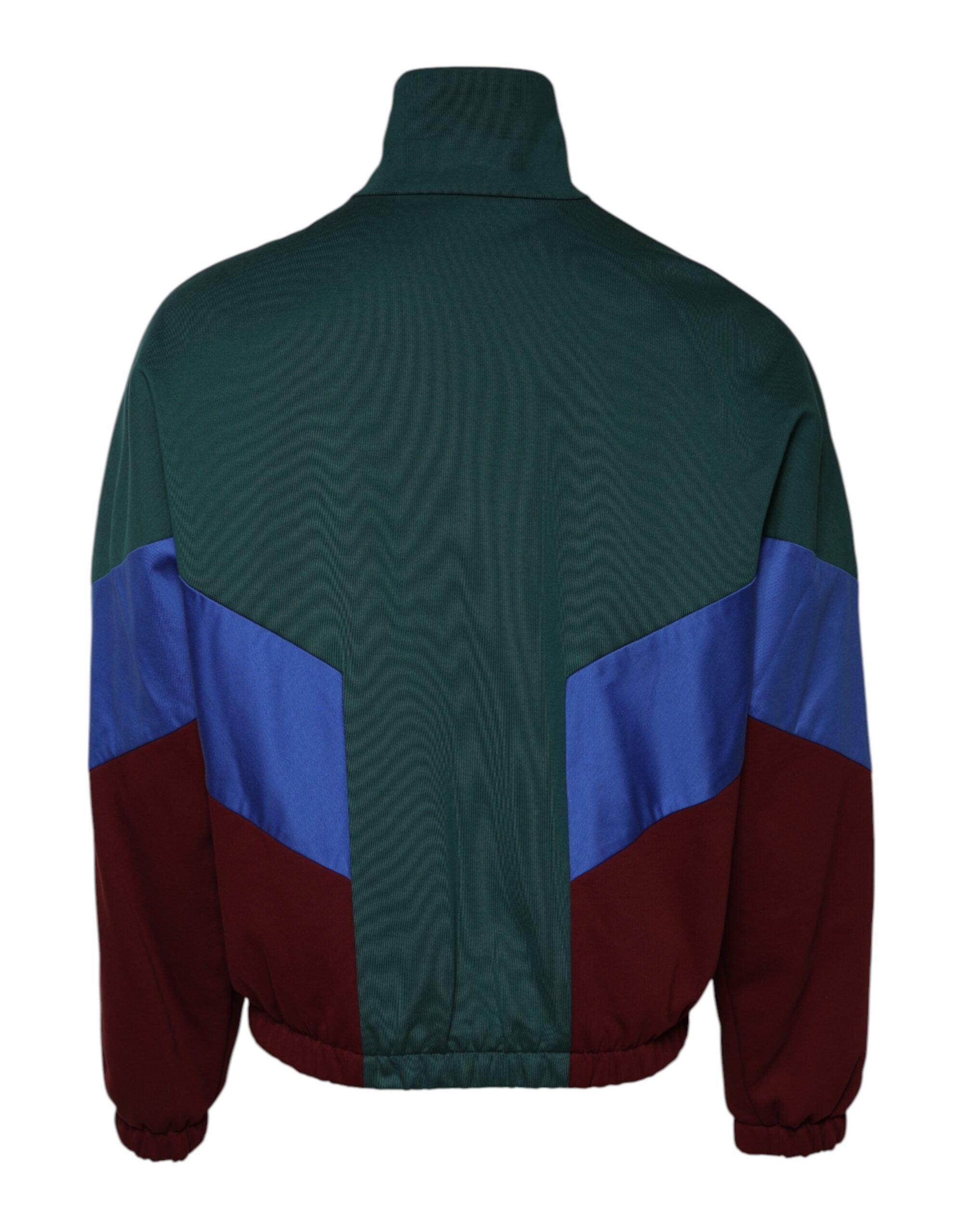 Dolce & Gabbana Multicolor Cotton Logo Full Zip Jacket-3