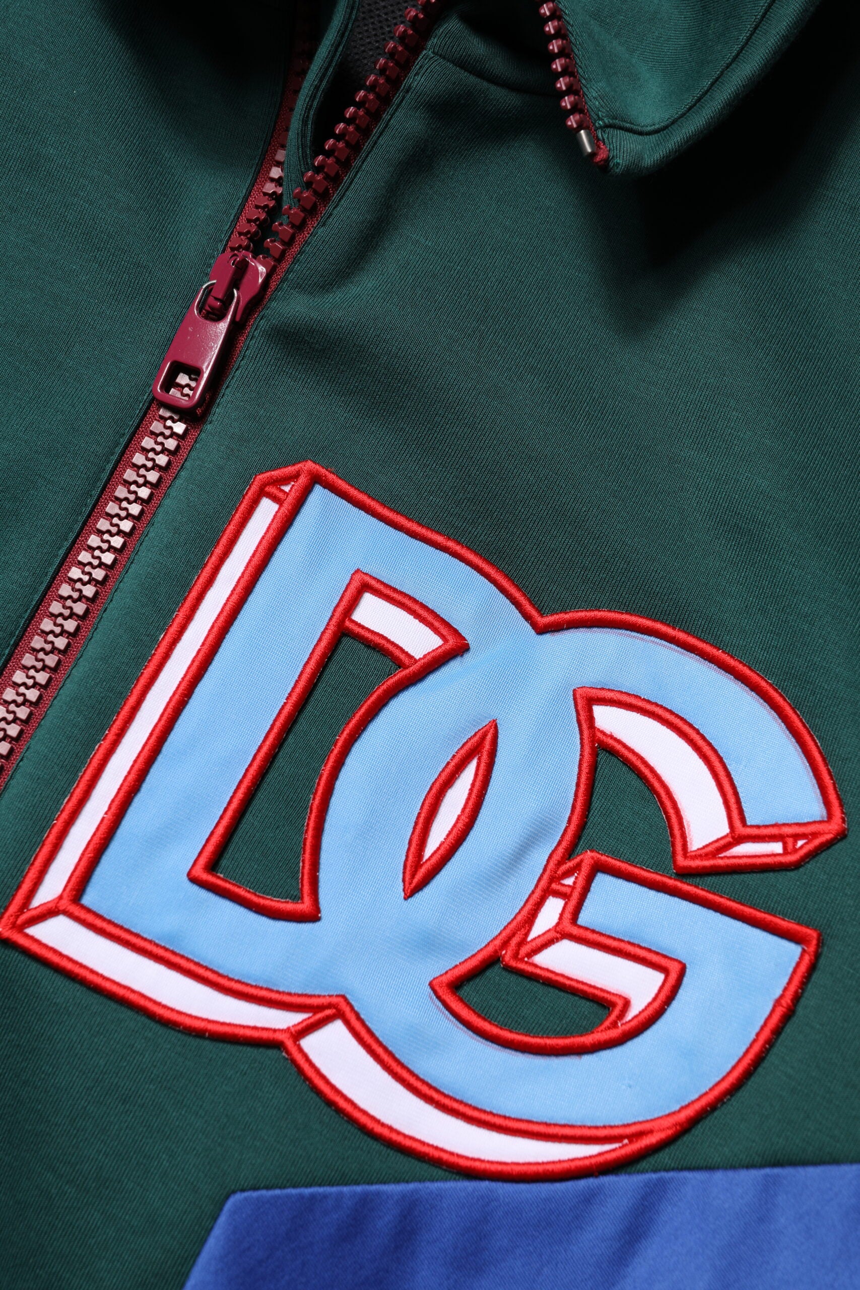Dolce & Gabbana Multicolor Cotton Logo Full Zip Jacket-5