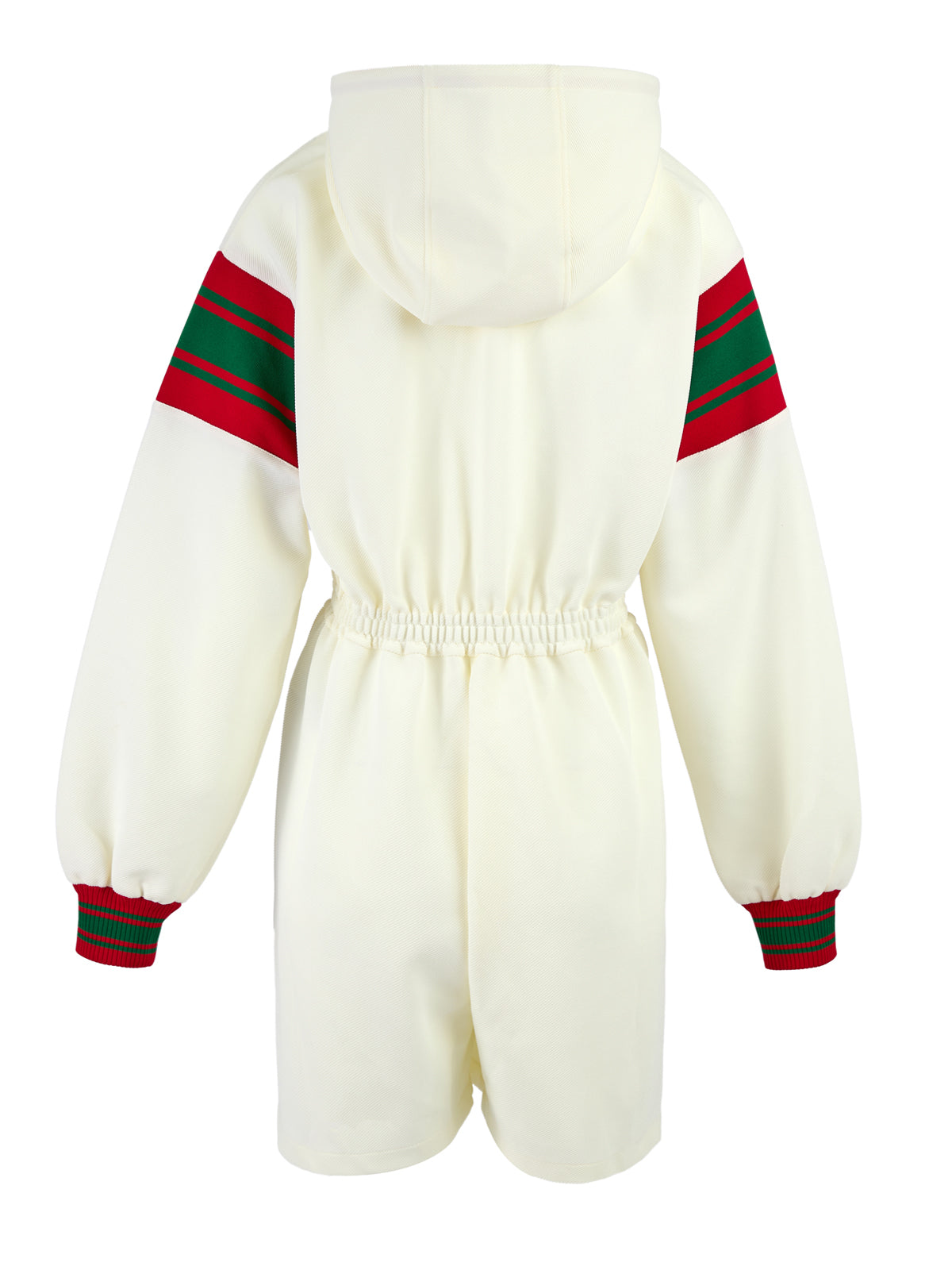 Gucci cream-colored polyester logo hooded sweatshirt-1