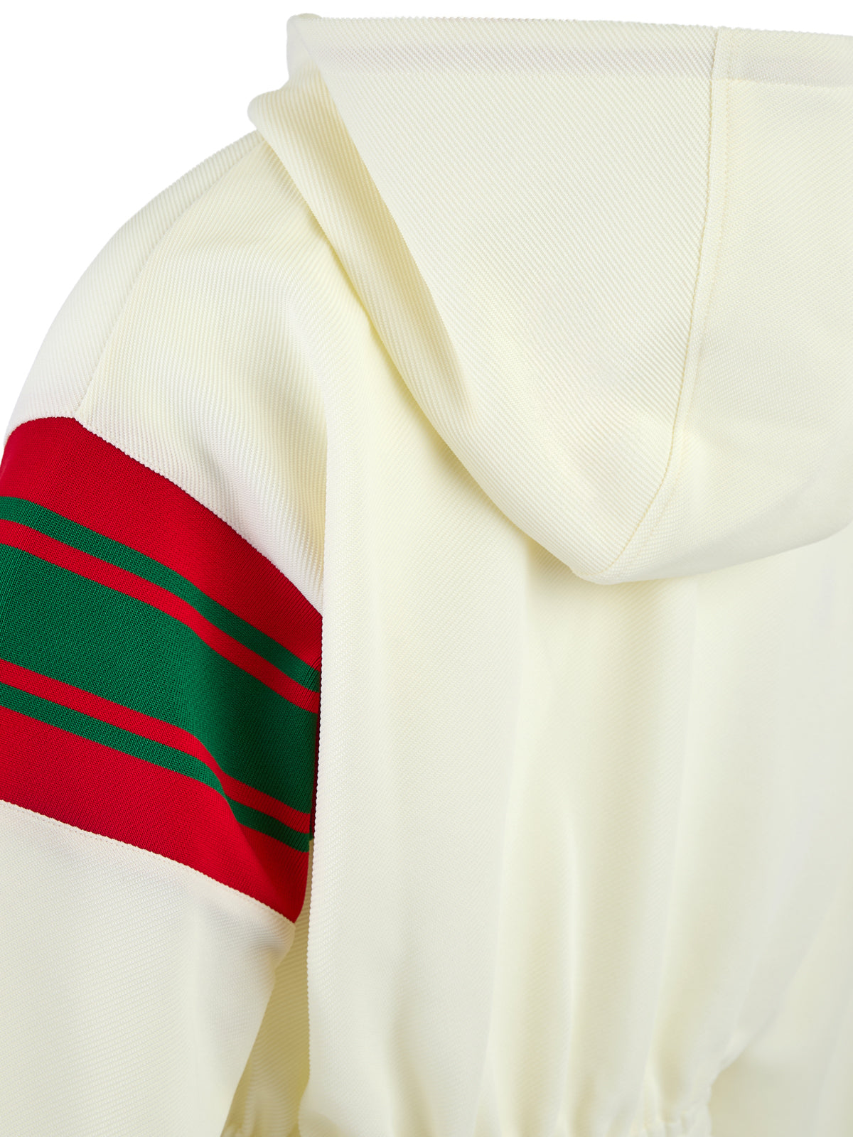 Gucci cream-colored polyester logo hooded sweatshirt-2