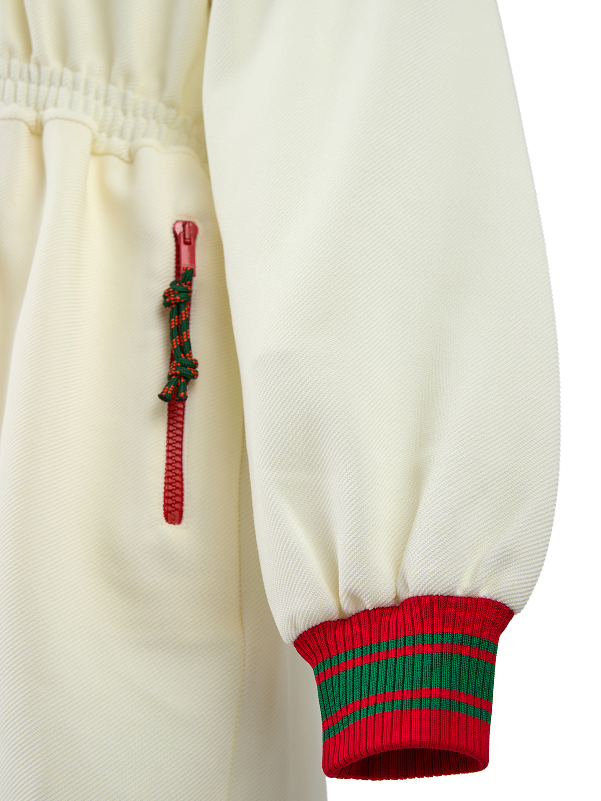 Gucci cream-colored polyester logo hooded sweatshirt-5