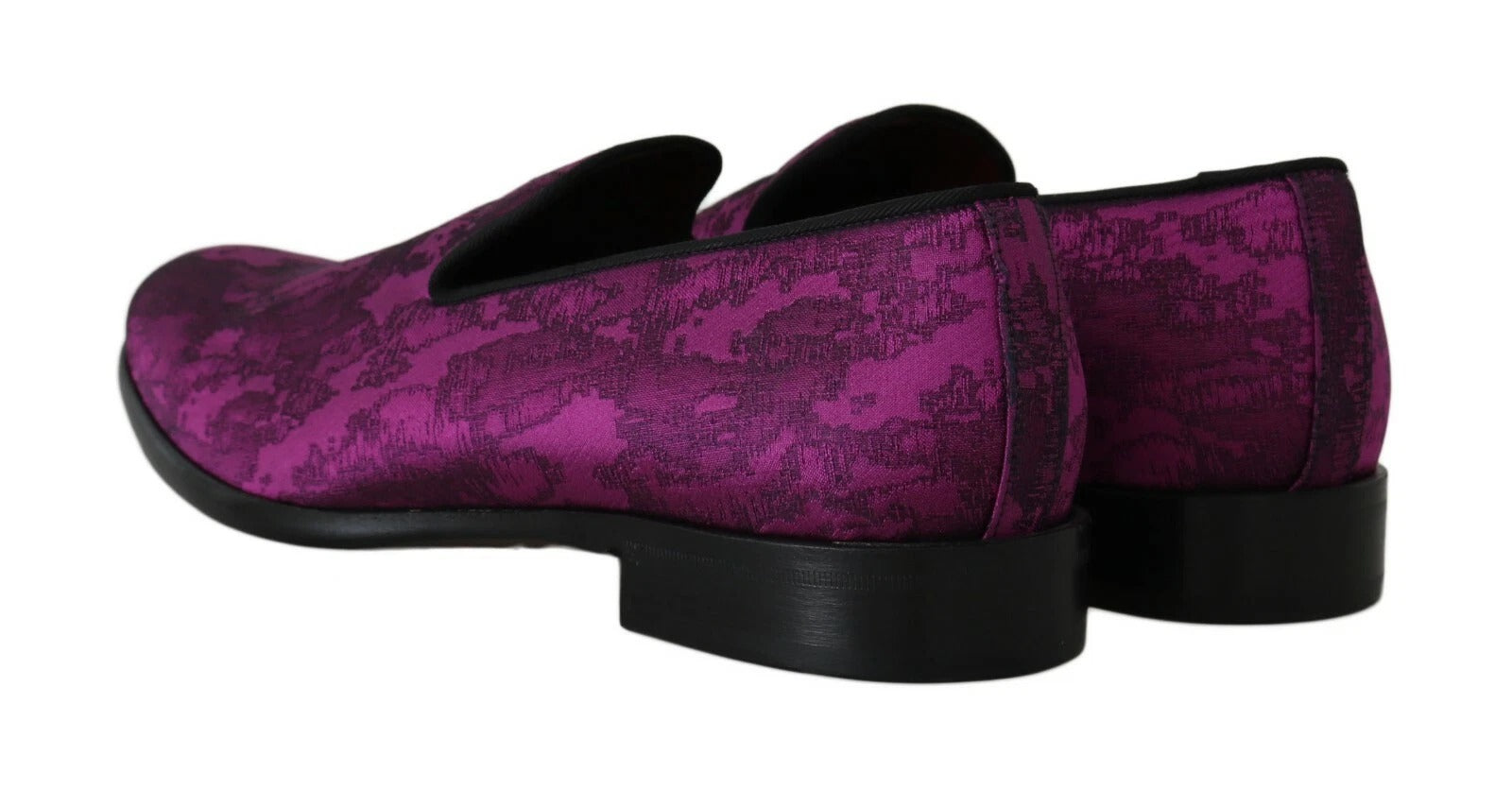 Mocasines de vestir con jacquard lila de Dolce & Gabbana-2