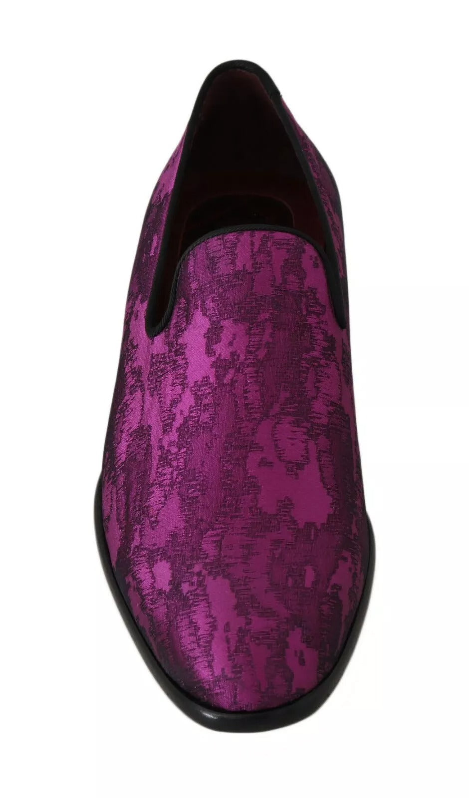Mocasines de vestir con jacquard lila de Dolce & Gabbana-5