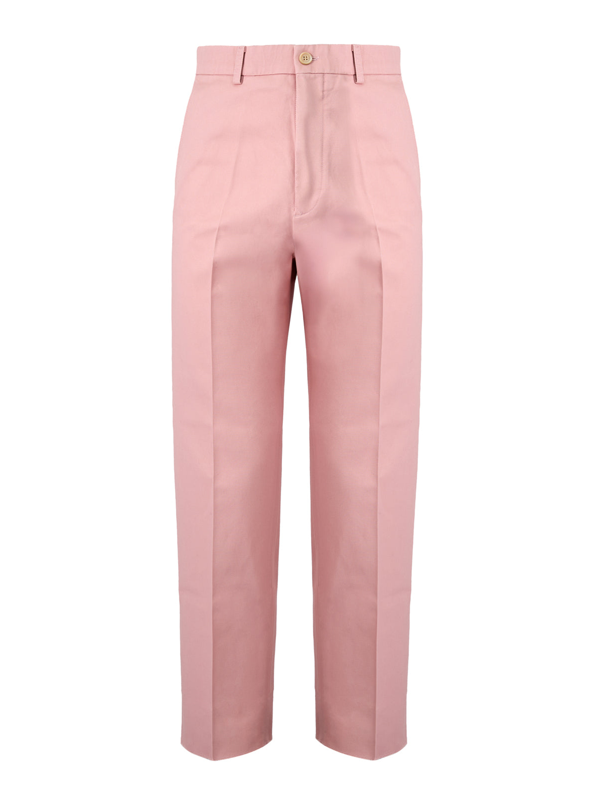 Gucci light pink cotton trousers-4