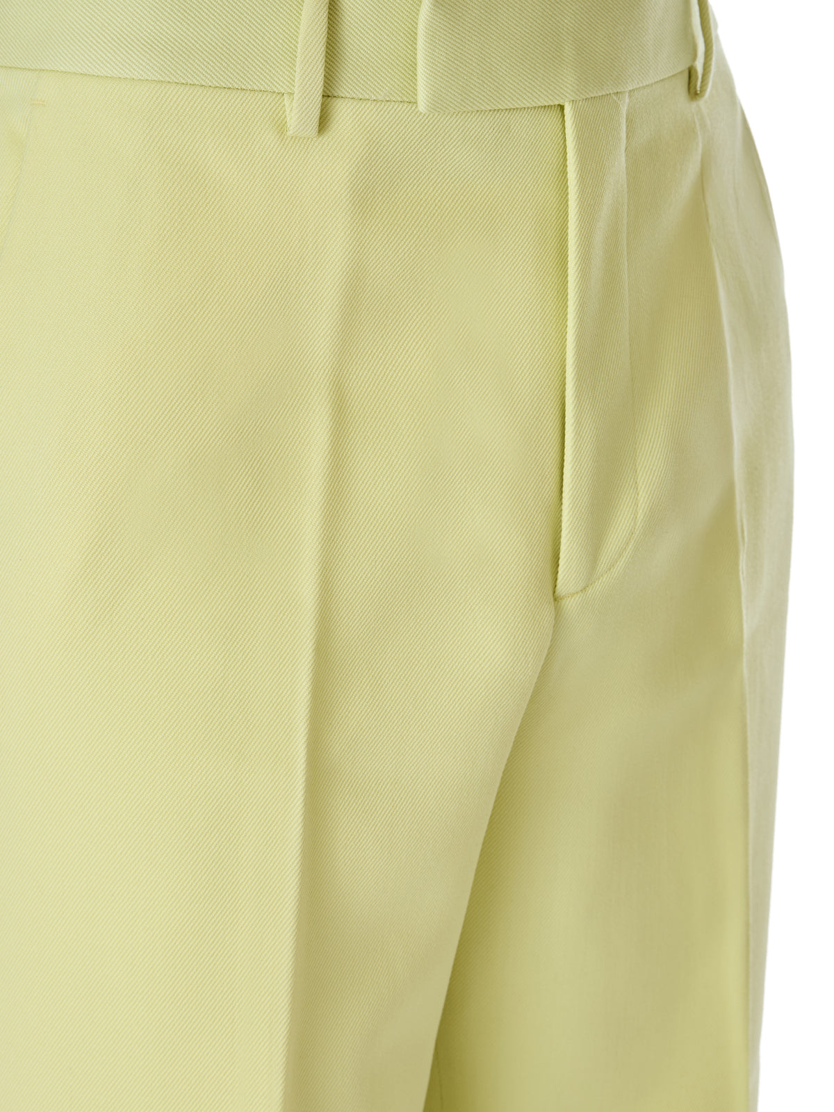 Gucci Lime Yellow Polyester Pants-2