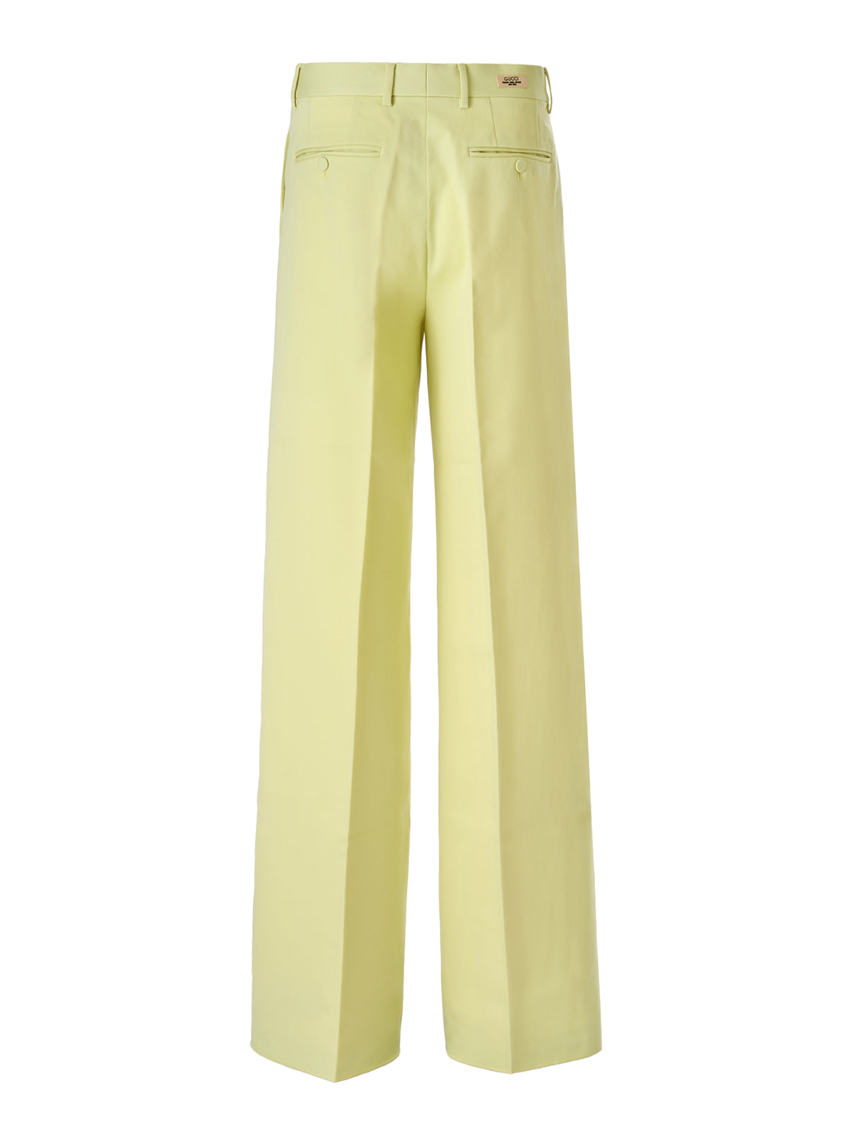 Gucci Lime Yellow Polyester Pants-3