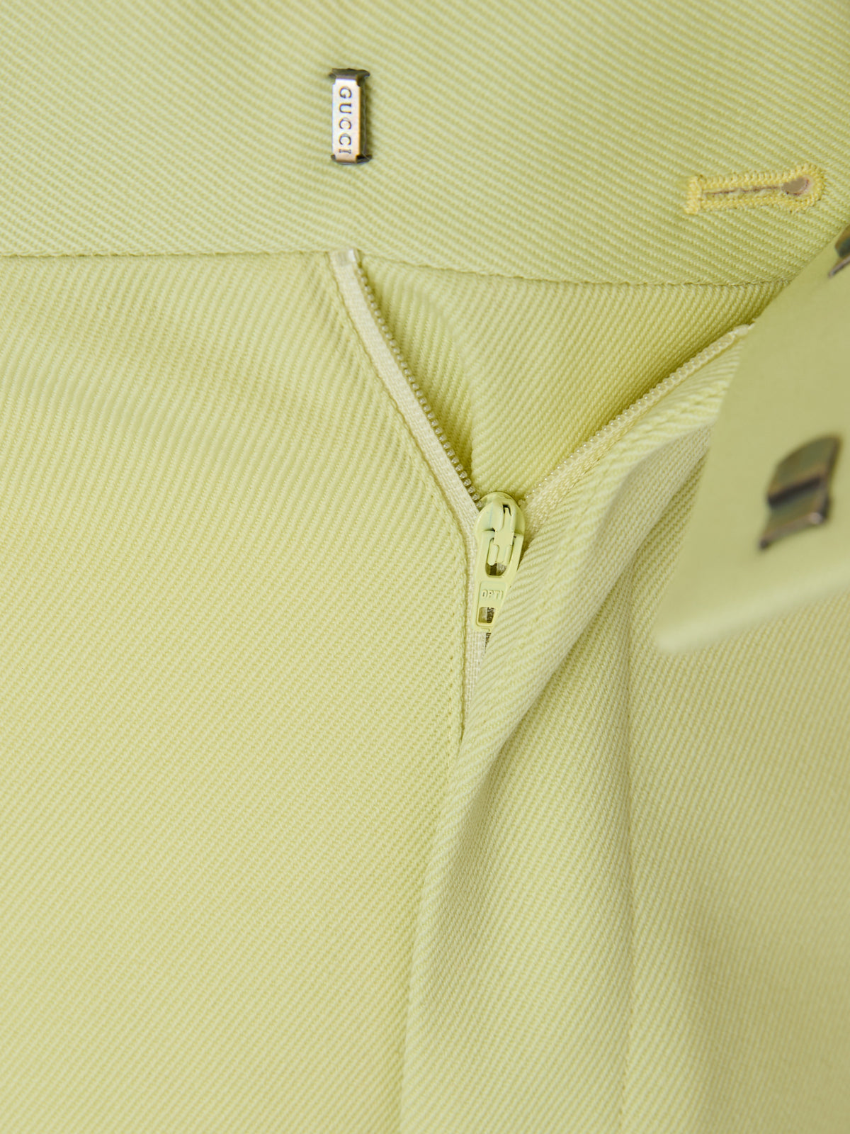 Gucci Lime Yellow Polyester Pants-5