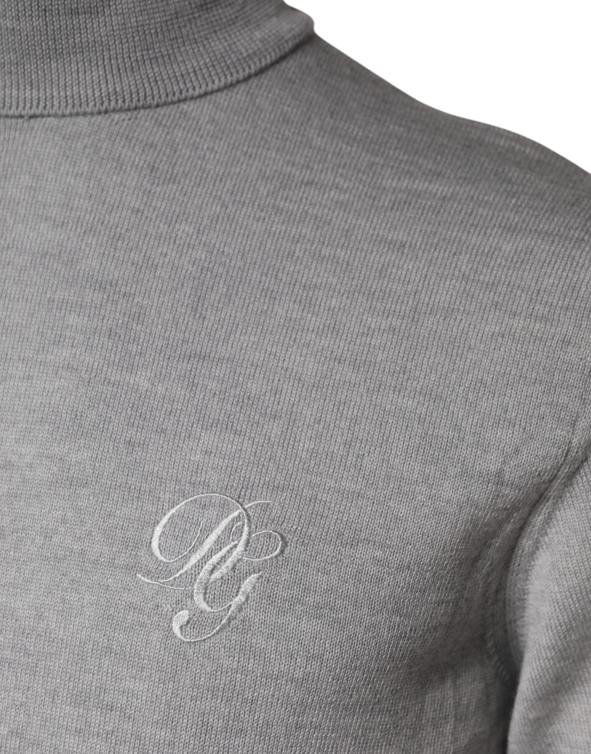 Dolce & Gabbana Grey Wool Sweater for Men-3