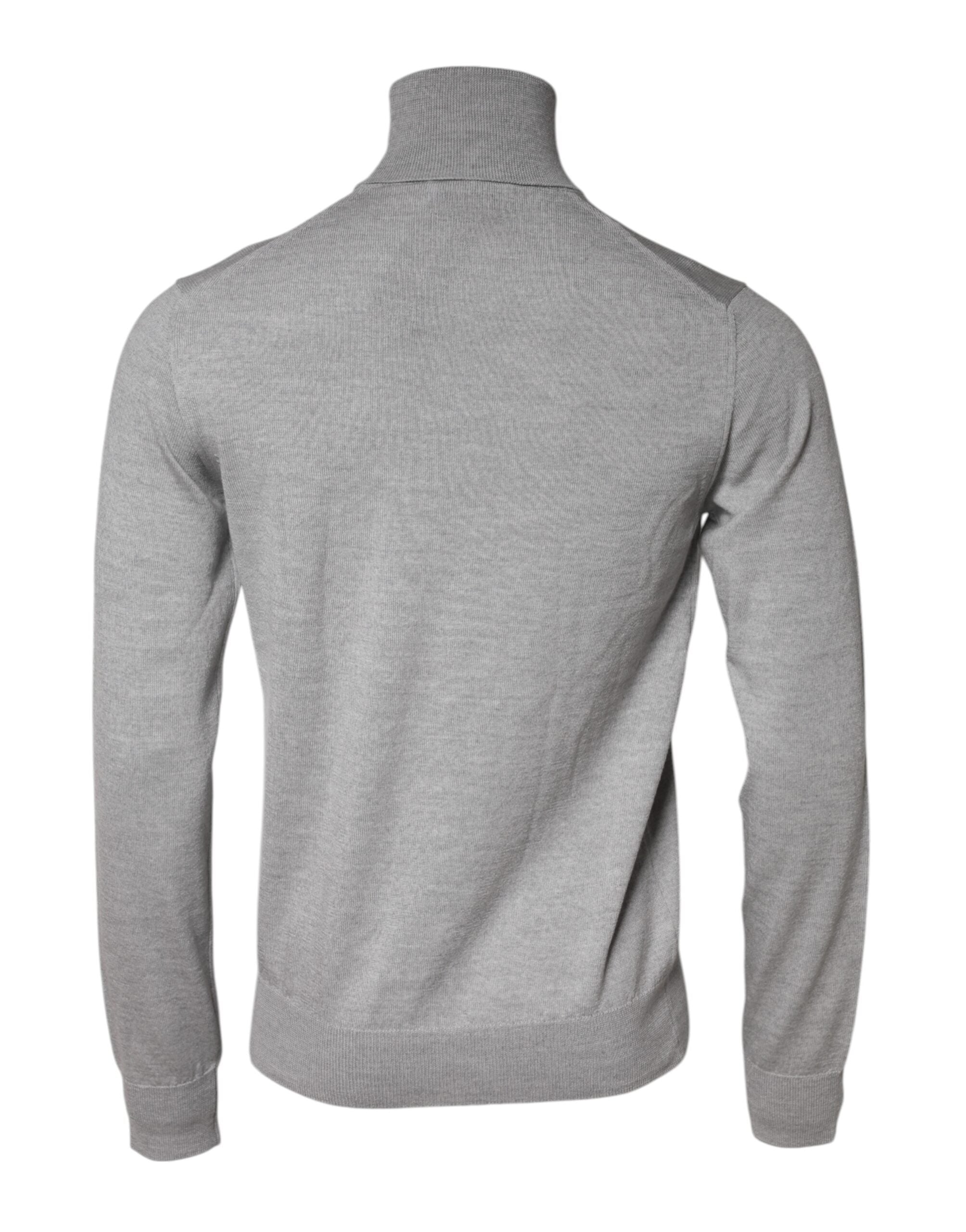 Dolce & Gabbana Grey Wool Sweater for Men-4