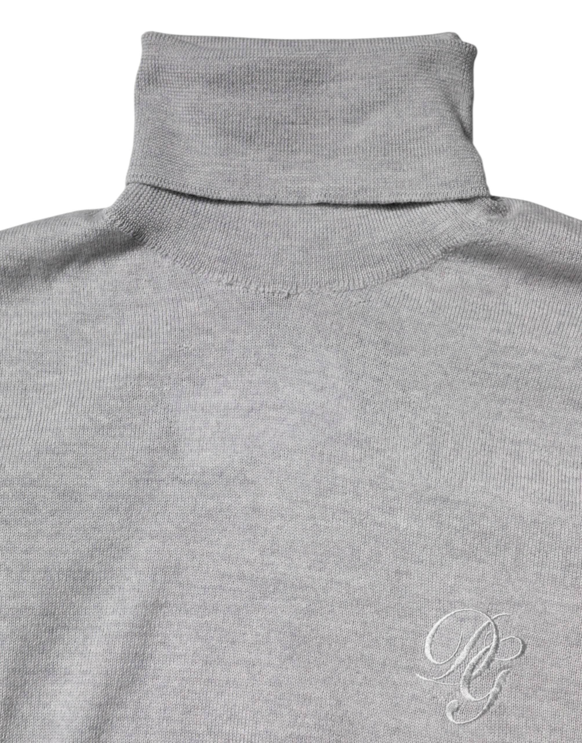 Dolce & Gabbana Grey Wool Sweater for Men-5