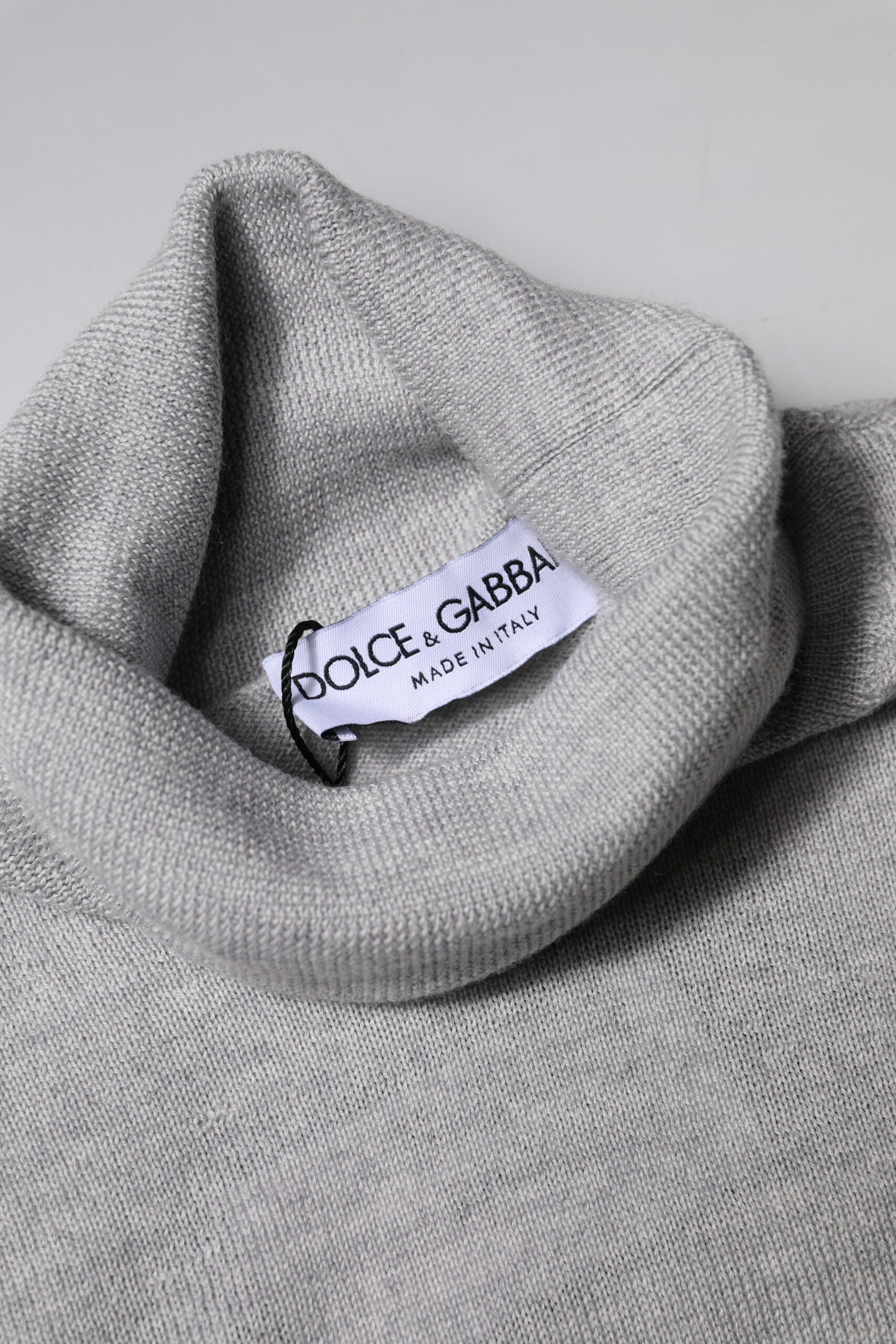 Dolce & Gabbana Grey Wool Sweater for Men-6