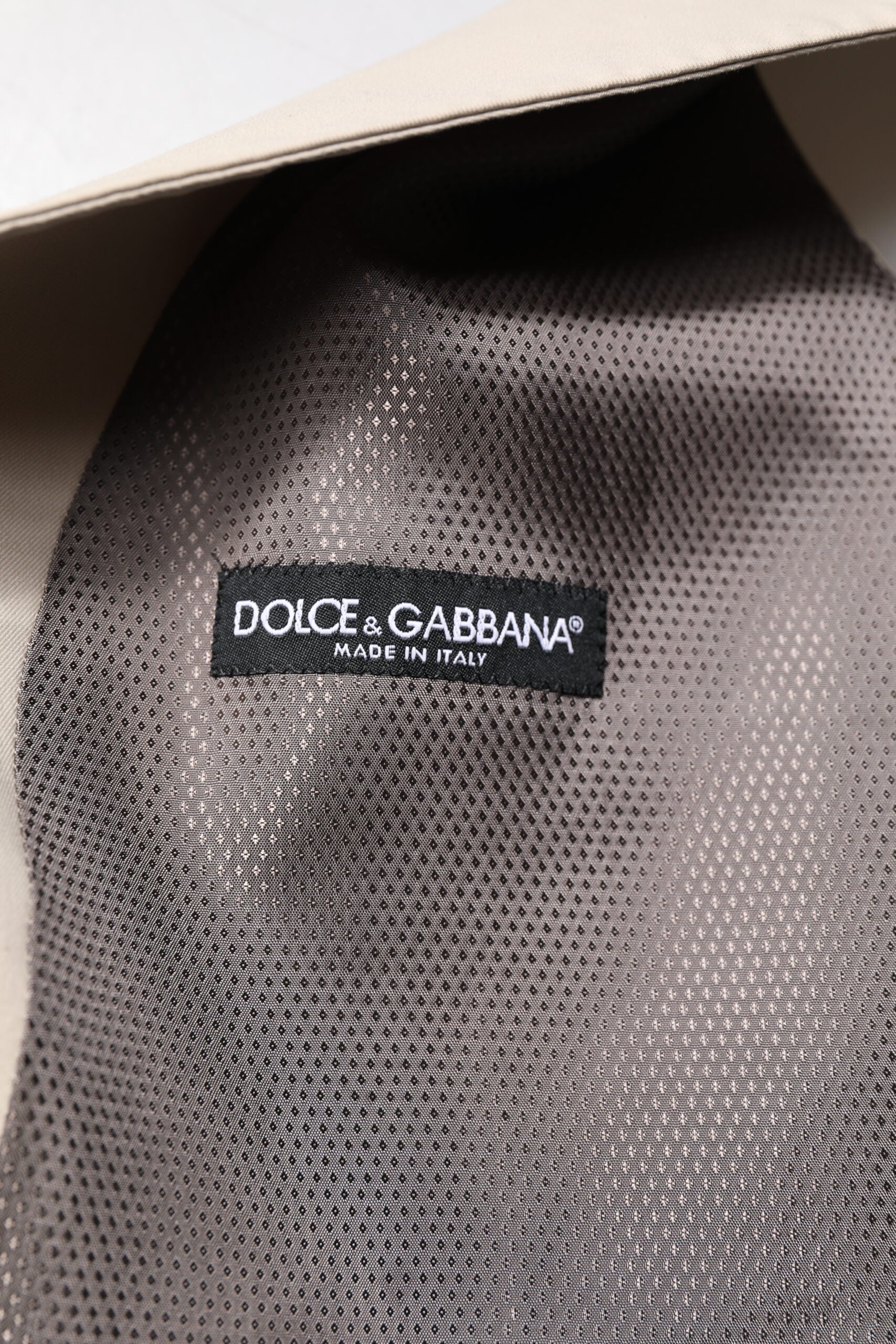 Dolce & Gabbana Beige Grau Kleid Männer Formelle Weste Weste-6