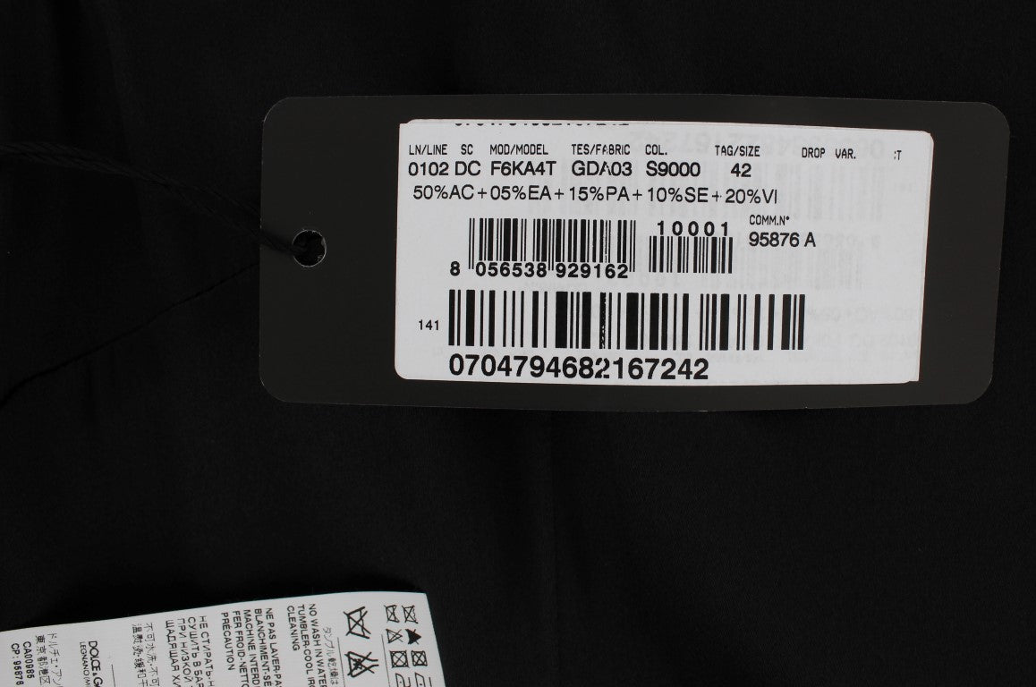 Dolce & Gabbana Rosa geblümtes langes Maxikleid mit Etui-8