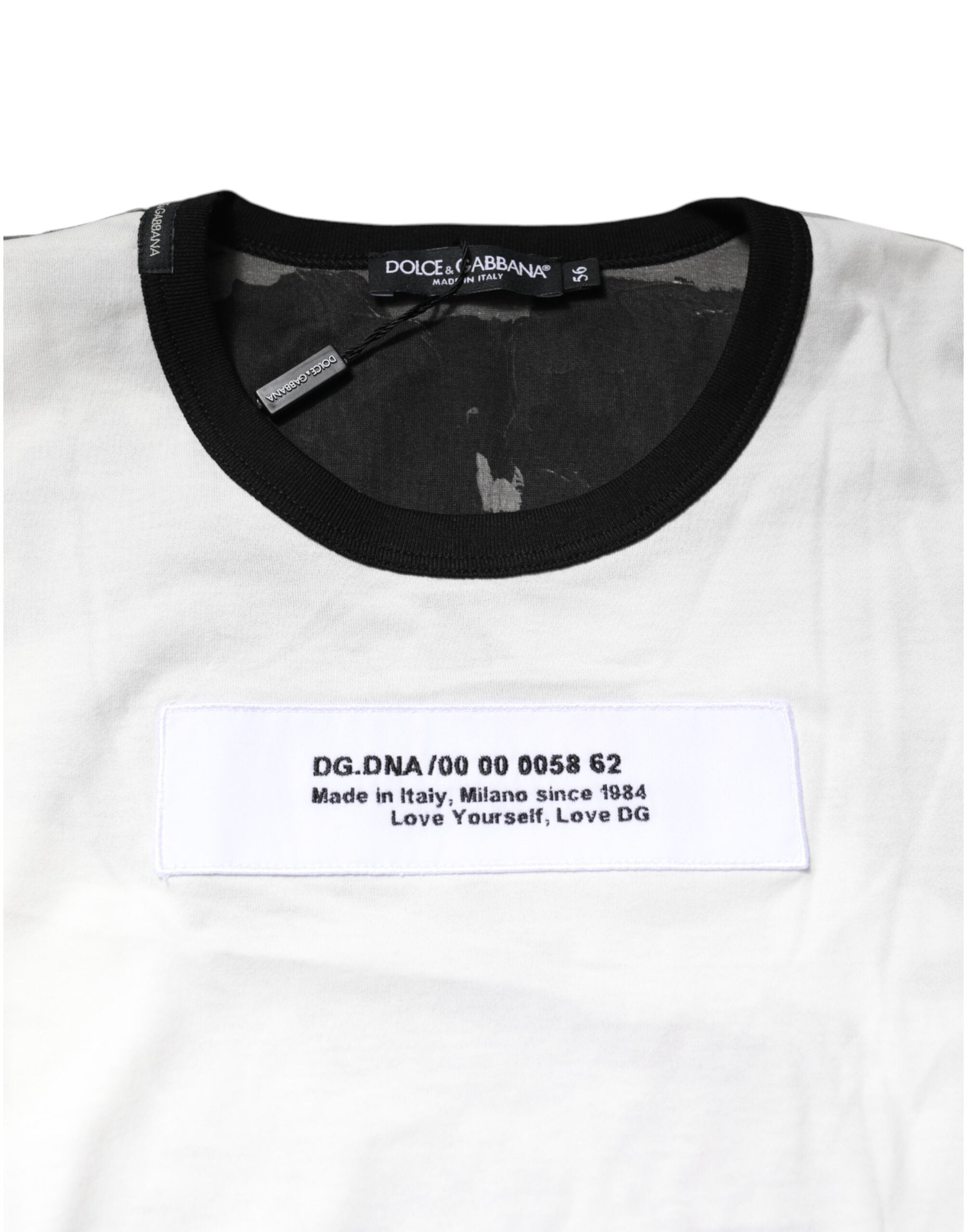Dolce & Gabbana Multicolor Camouflage T-Shirt with Round Neck-5