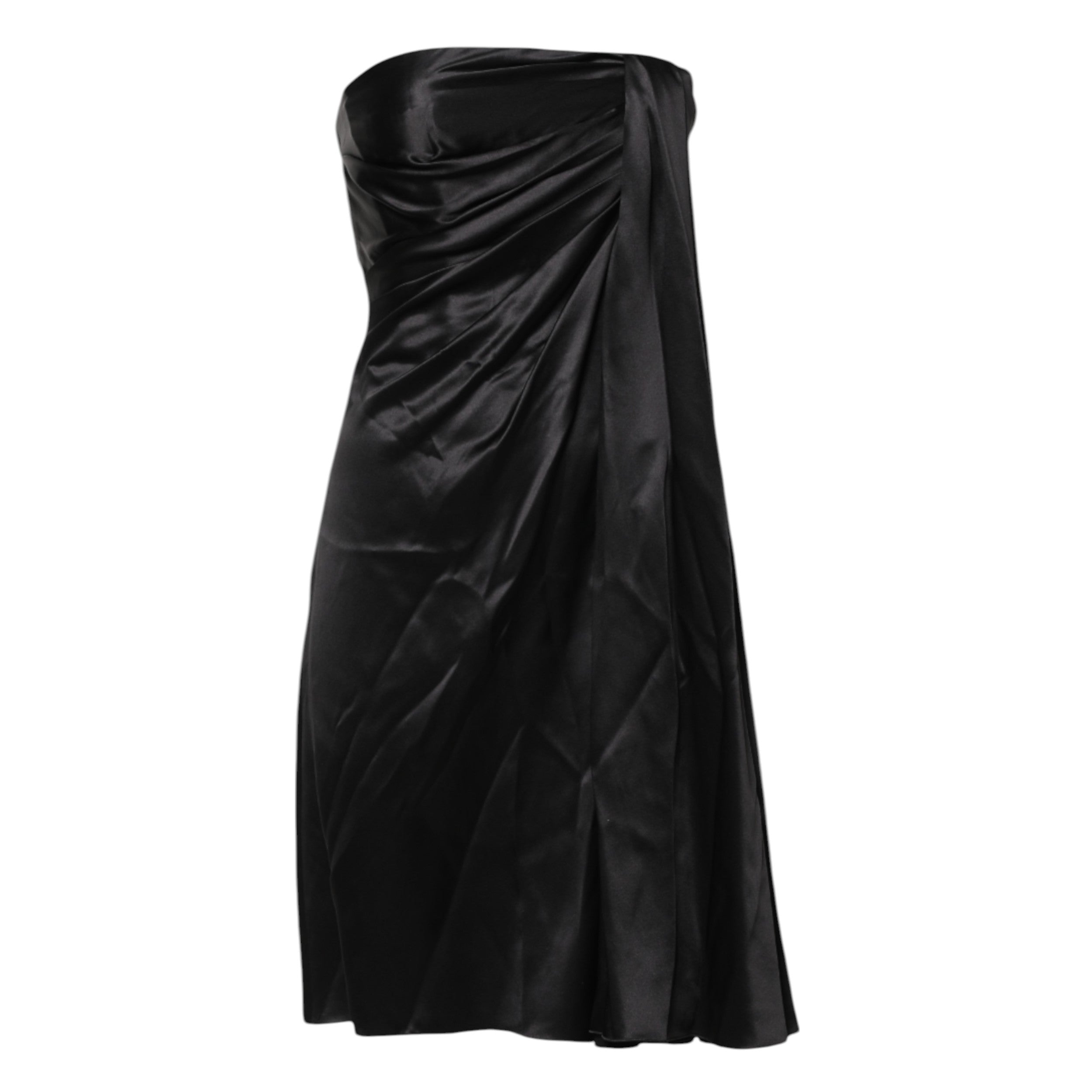 Dolce & Gabbana Black Strapless A-Line Sheath Dress Mini Dress-5