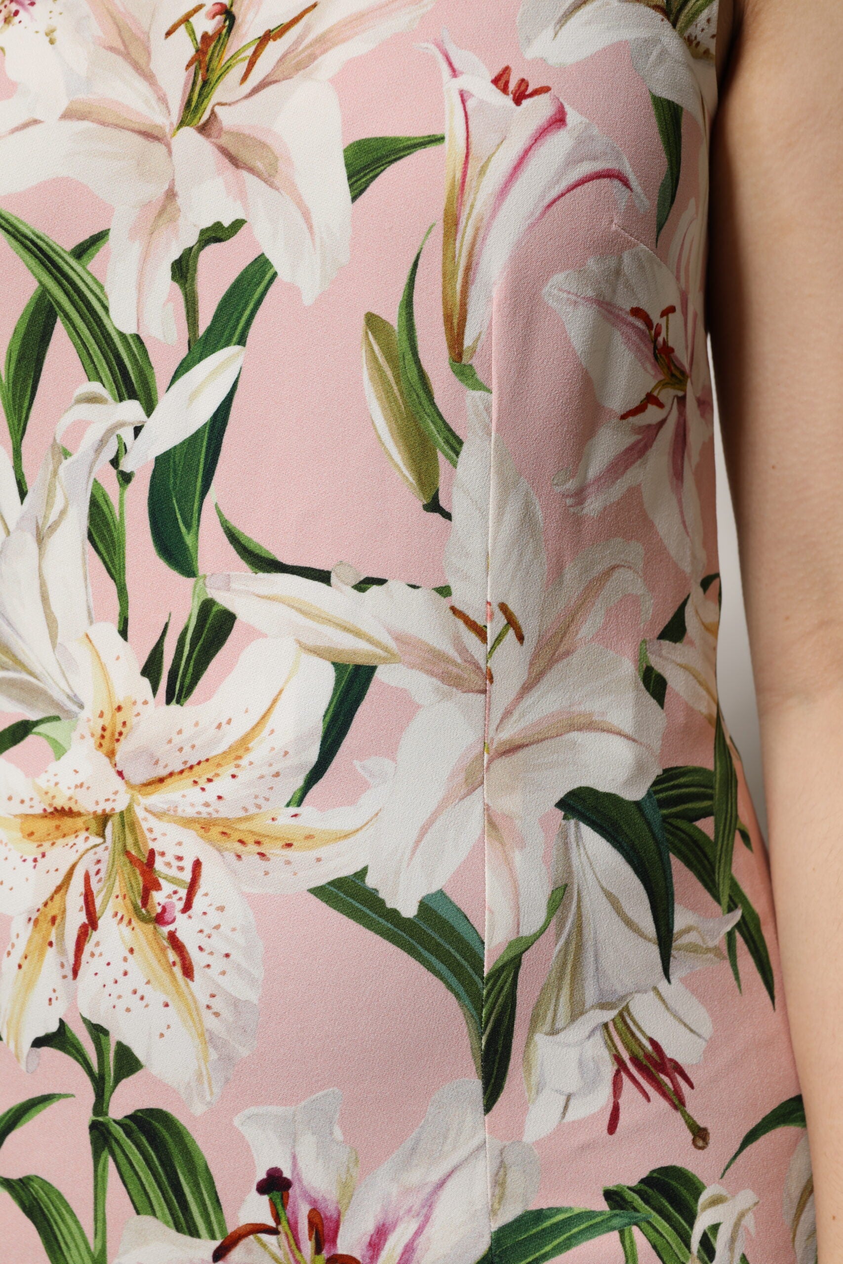 Dolce & Gabbana Mehrfarbiges Tank-Top mit Blumendruck und Rundhalsausschnitt-6