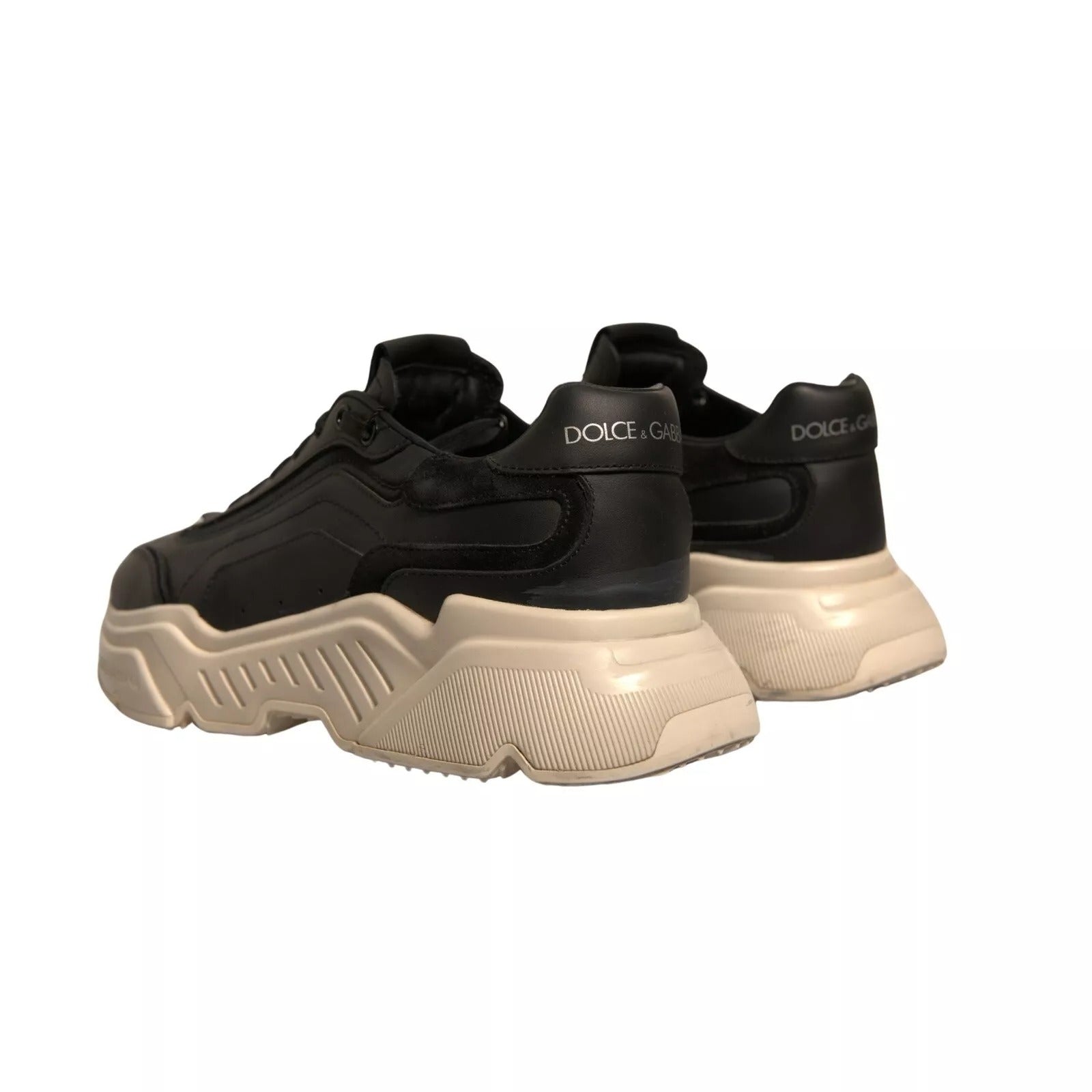 Dolce & Gabbana Schwarz Weiß Daymaster Low Top Turnschuhe Schuhe-5