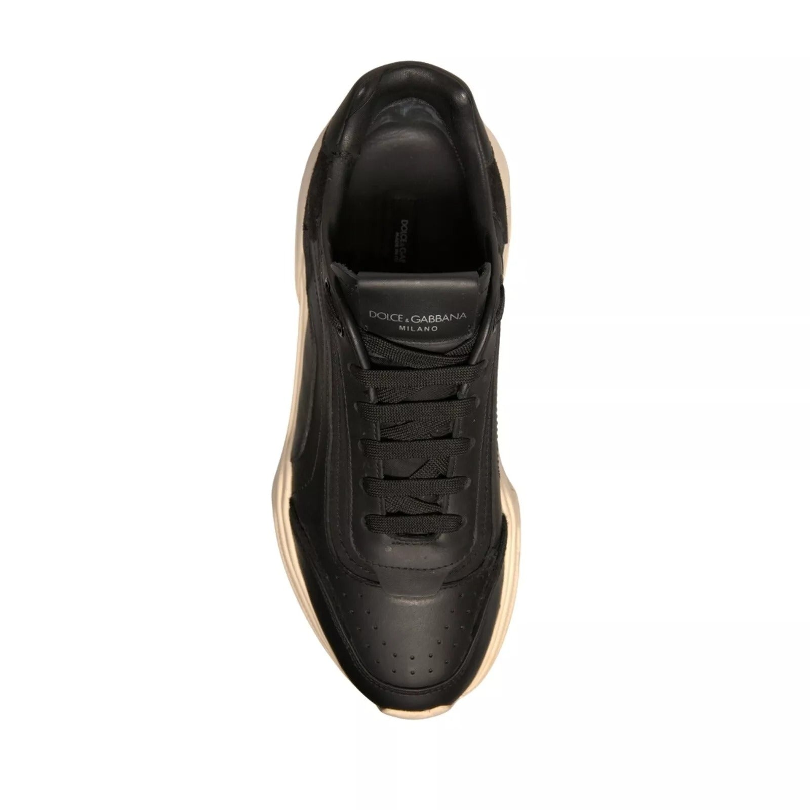 Dolce & Gabbana Schwarz Weiß Daymaster Low Top Turnschuhe Schuhe-6