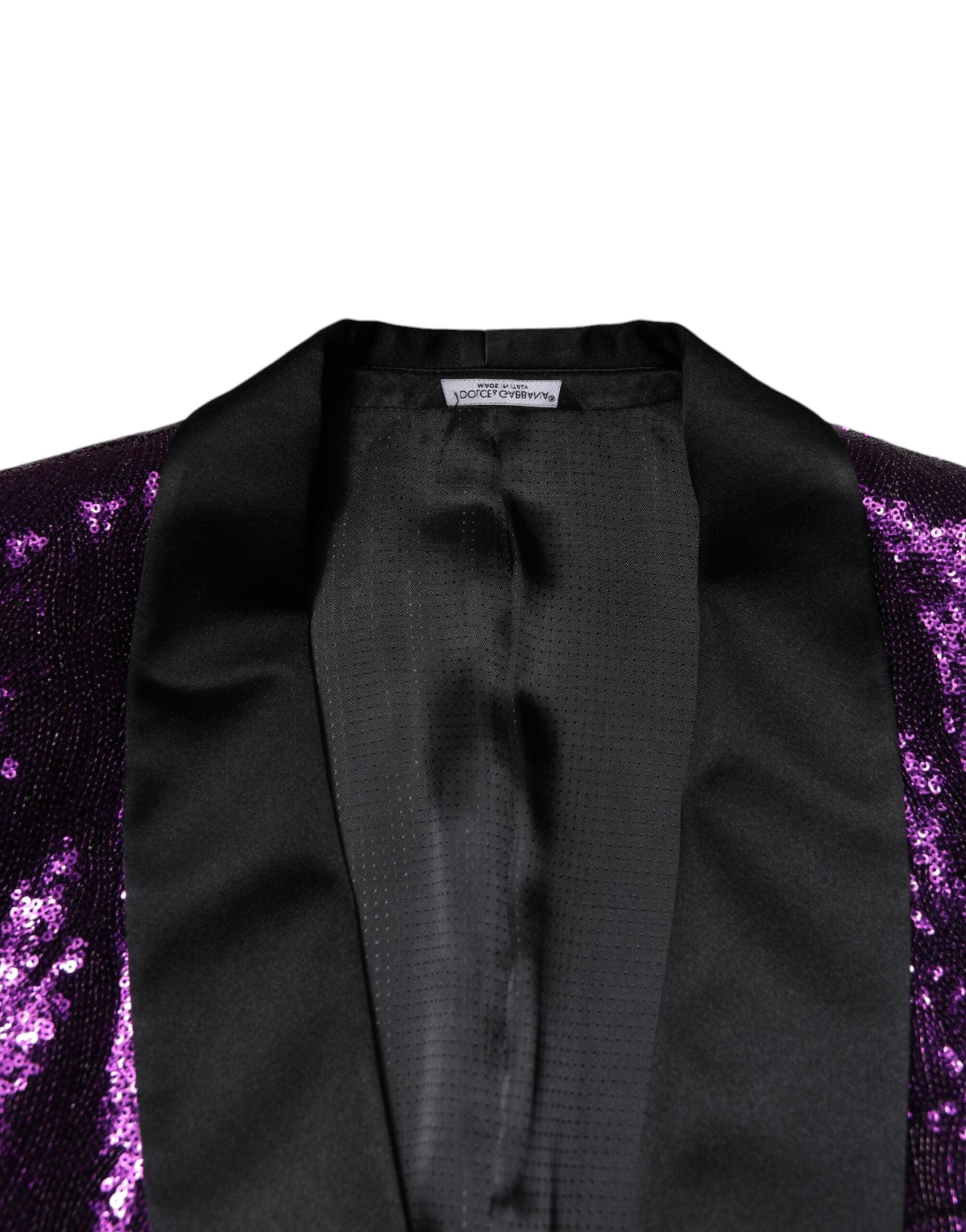 Dolce & Gabbana Lila SICILIA coat with sequin embellishment jacket-5