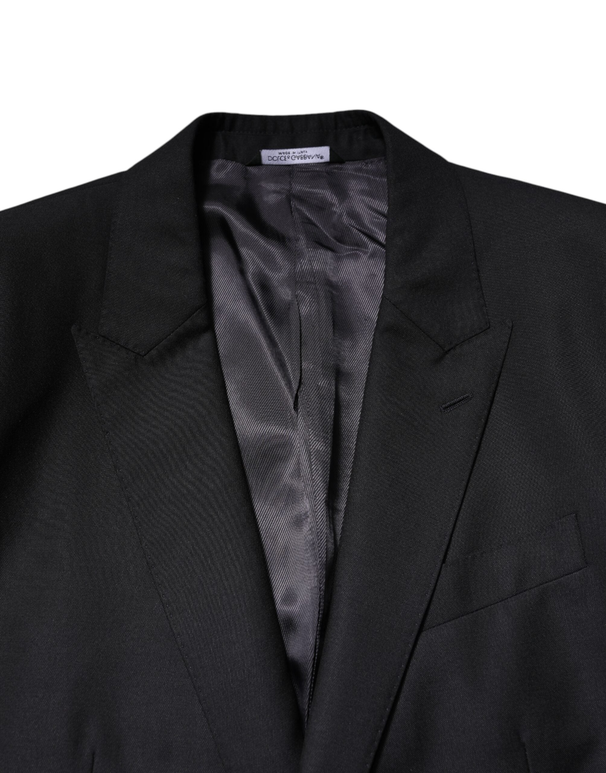Dolce & Gabbana Dunkelblauer MARTINI Wollblazer Mantel Jacke-5